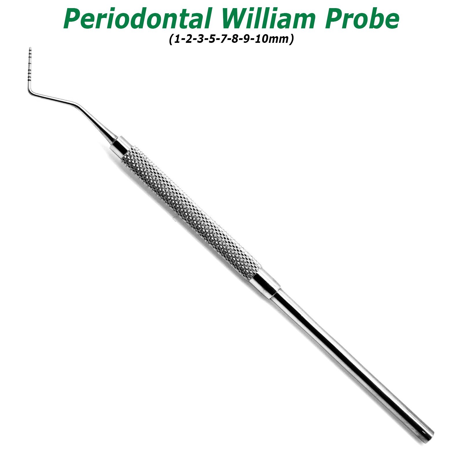 5 Pieces Perio Probe William Probes Color Coded Dental Periodontal Instruments