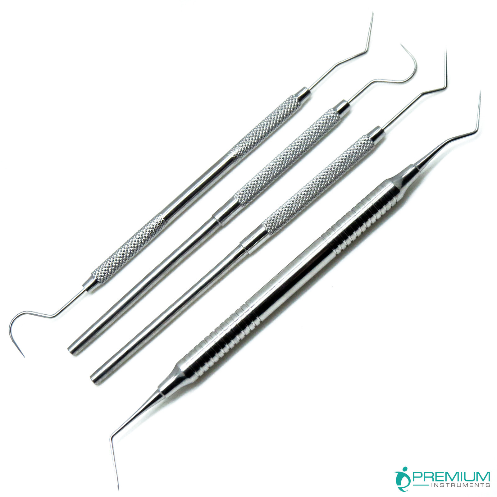 Dental Diagnostic Explorers 23, 9, 23/17A, Dg16 Examination Instruments Set of 4