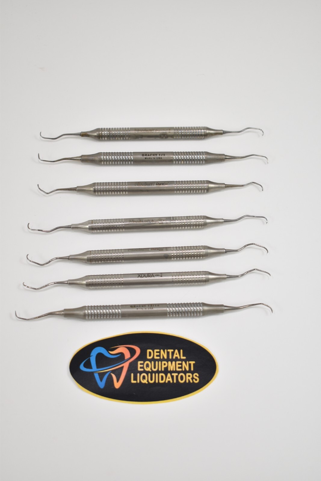Dental Gracey Curette Instruments GR 1/2, GR 11/12, GR 13/14 – TOTAL of 7