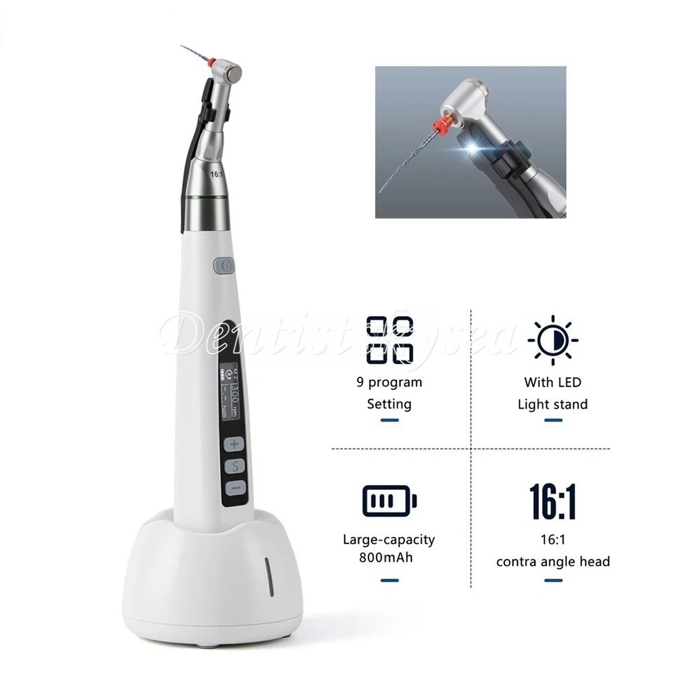 Dental Endo 1:1 Contra Angle Head /LED Endo Motor 16:1 Contra Angle Treatment H