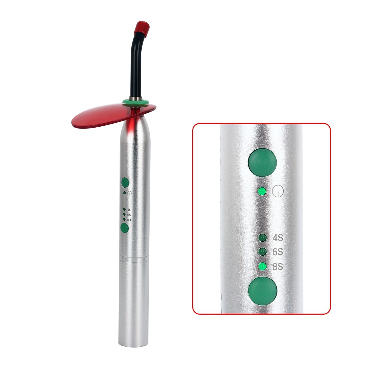 Dental Wireless LED Orthodontic Curing Light Lamp YS-C 2000mw/c㎡ New Arrival