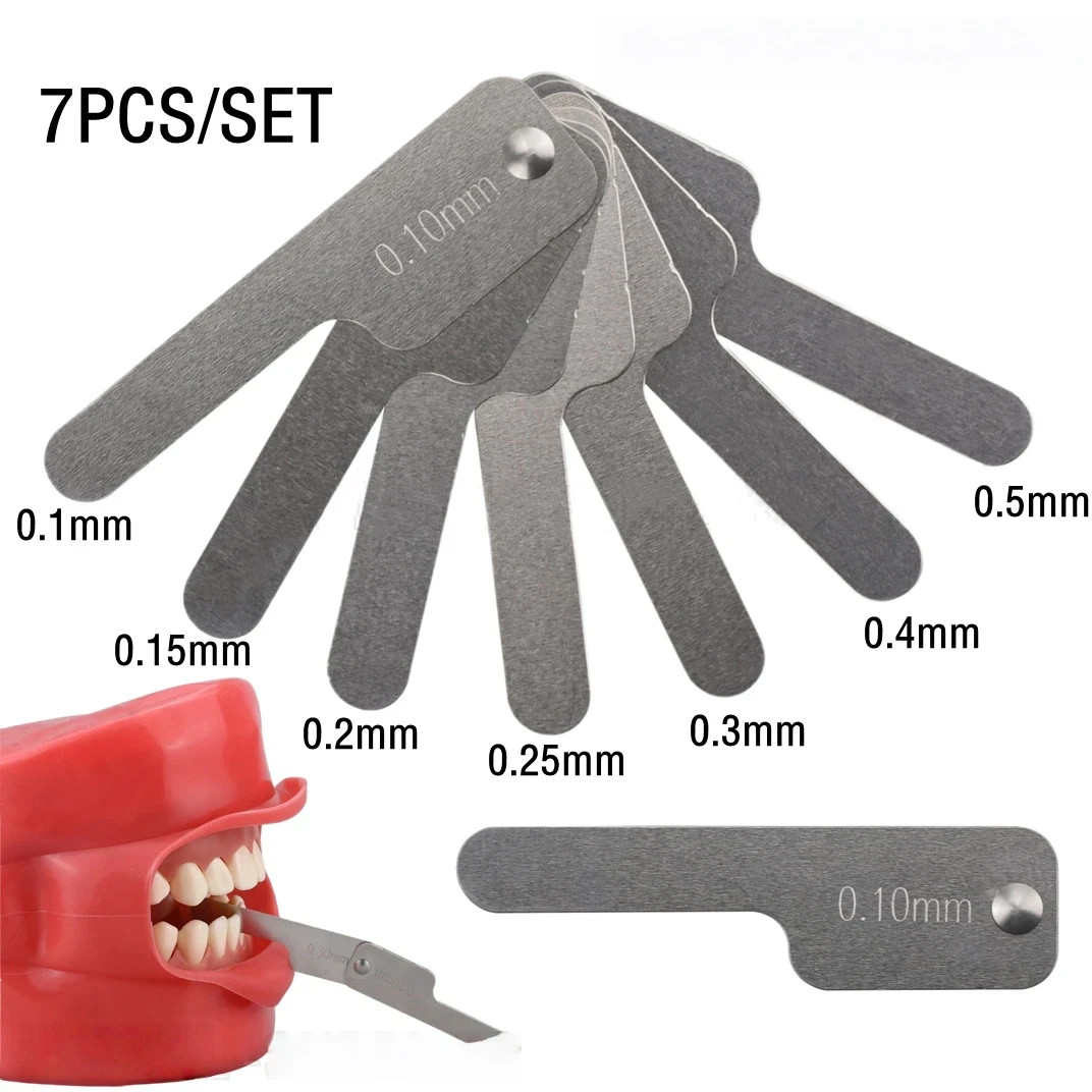 Dental Orthodontic Gauge Ruler Interproximal Enamel Reduction Strips IPR 15-90HD