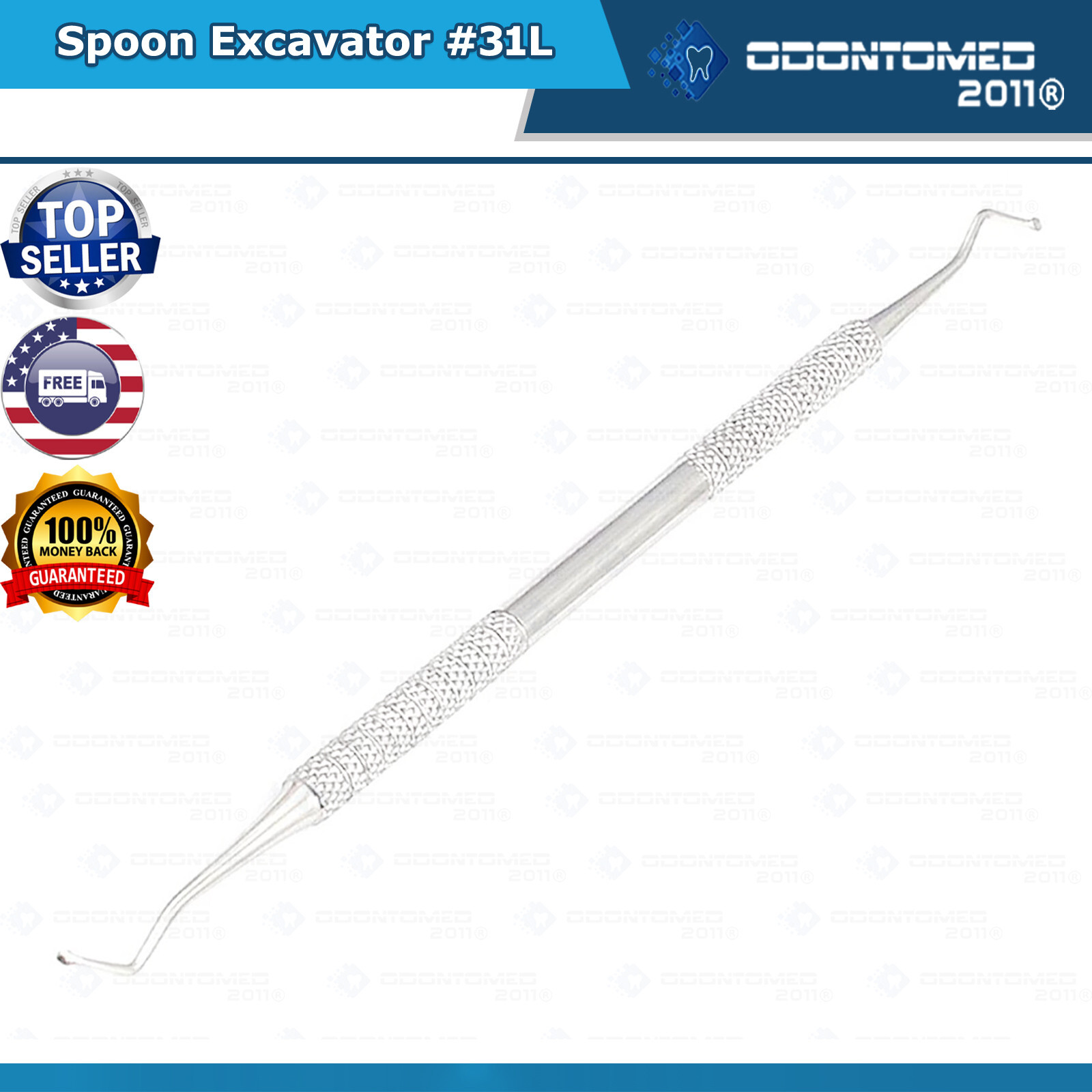 Tooth Cavities Endo Spoon Excavator #31L Dental Surgical Instruments 5 PIECES