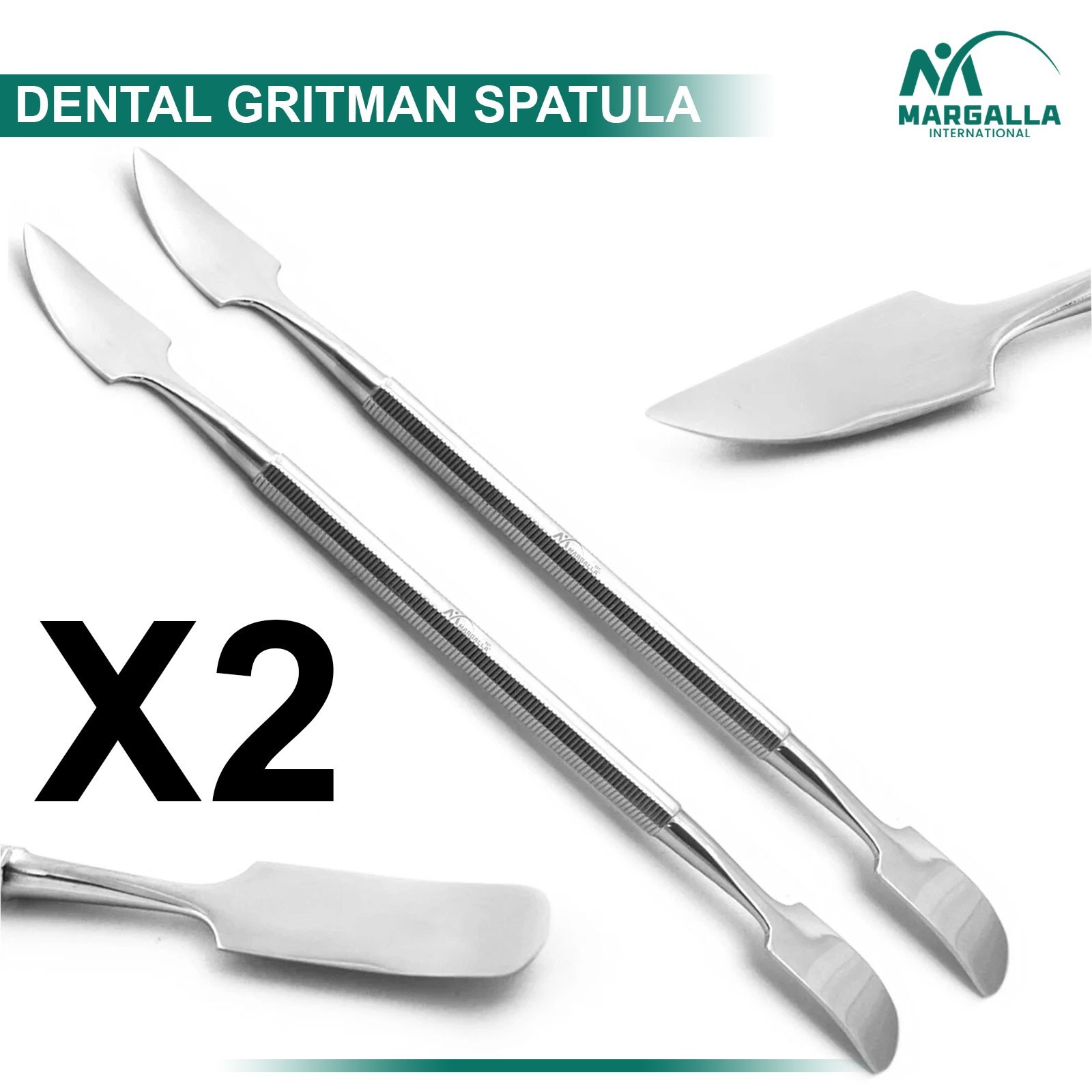 Dental Gritman Spatula Mixing Wax & Modelling Carver Double Ended Instrument