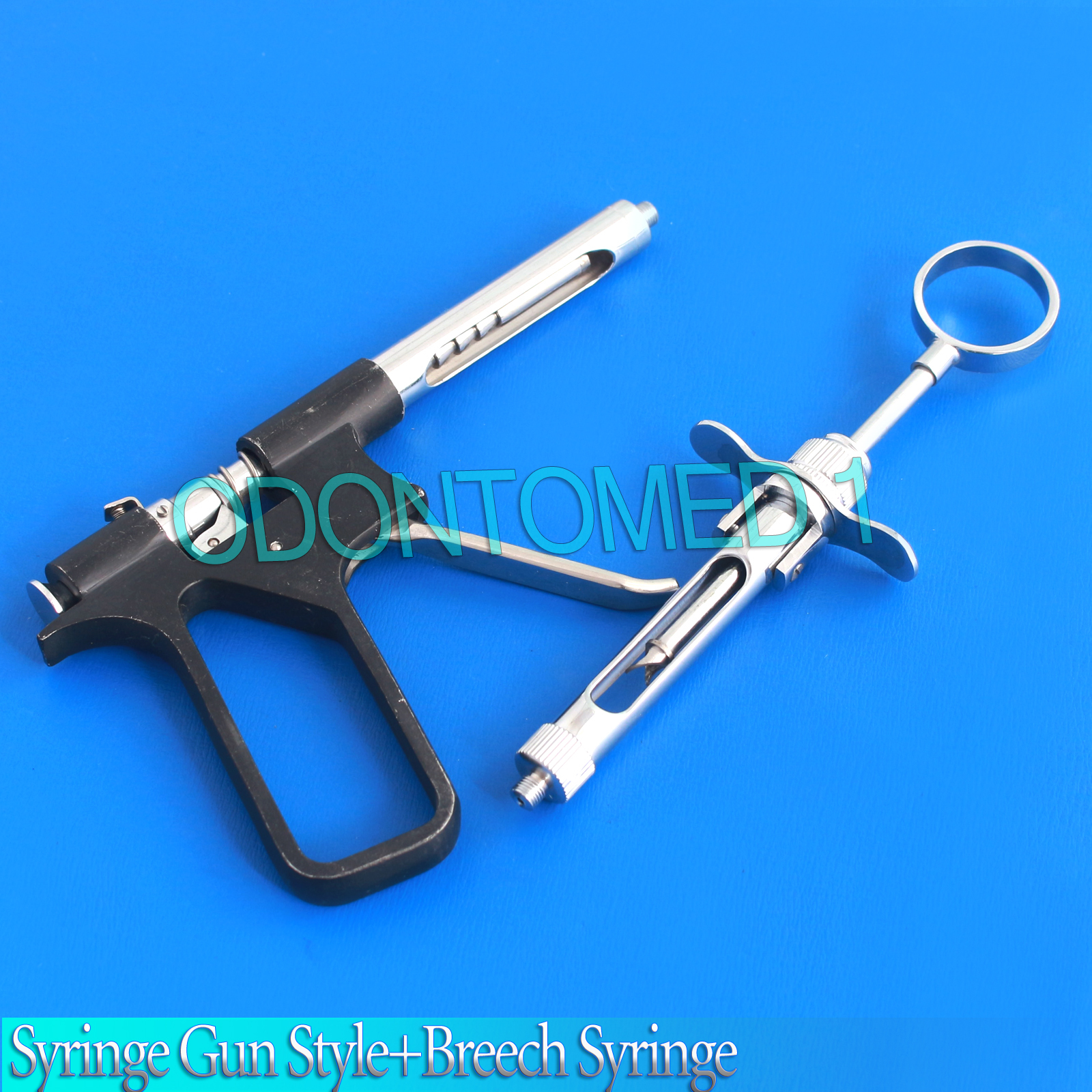 Intraligamental Syringe Gun Style + Breech Aspriating Syring Dental Instruments