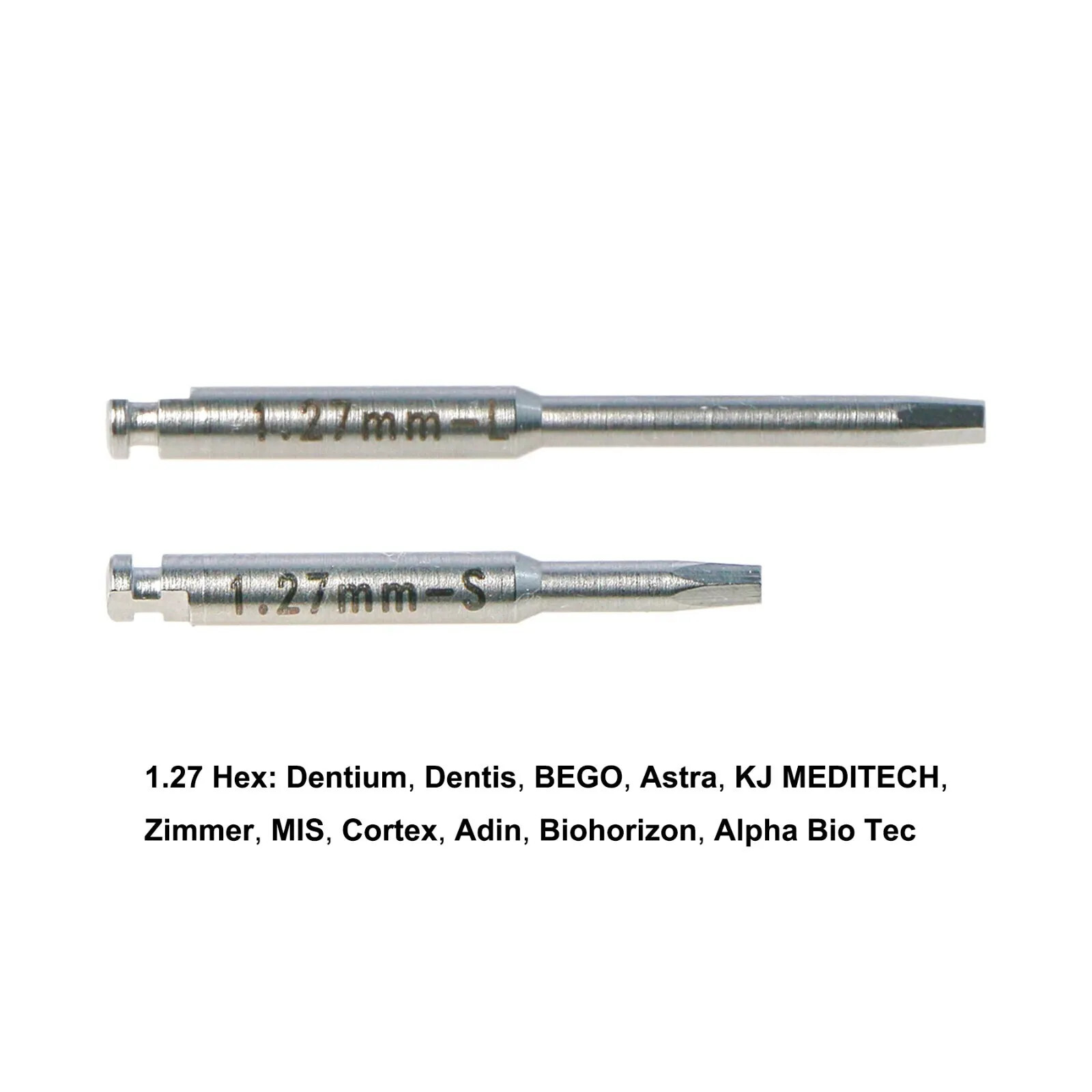 16 Pcs Implant Universal Hex Driver Abutment Screw Screwdriver with 7mm Adapter