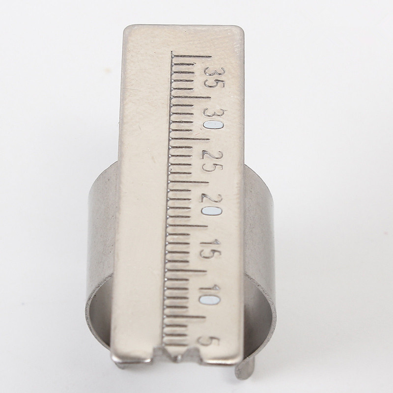 Dental Endo Scale Ruler Finger Ring Span 35mm Endodontic Gauge Reamer Measure