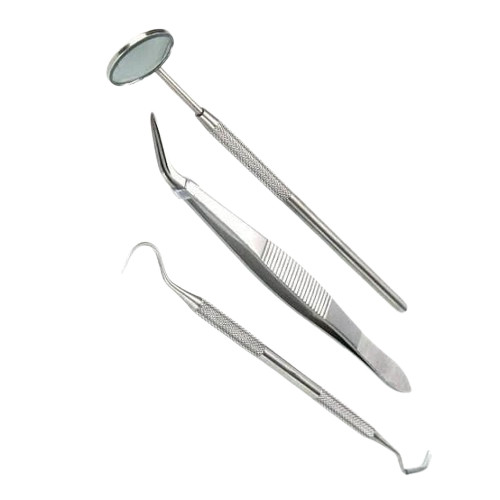 Basic Dental Examination Kit mirror explorer tweezer