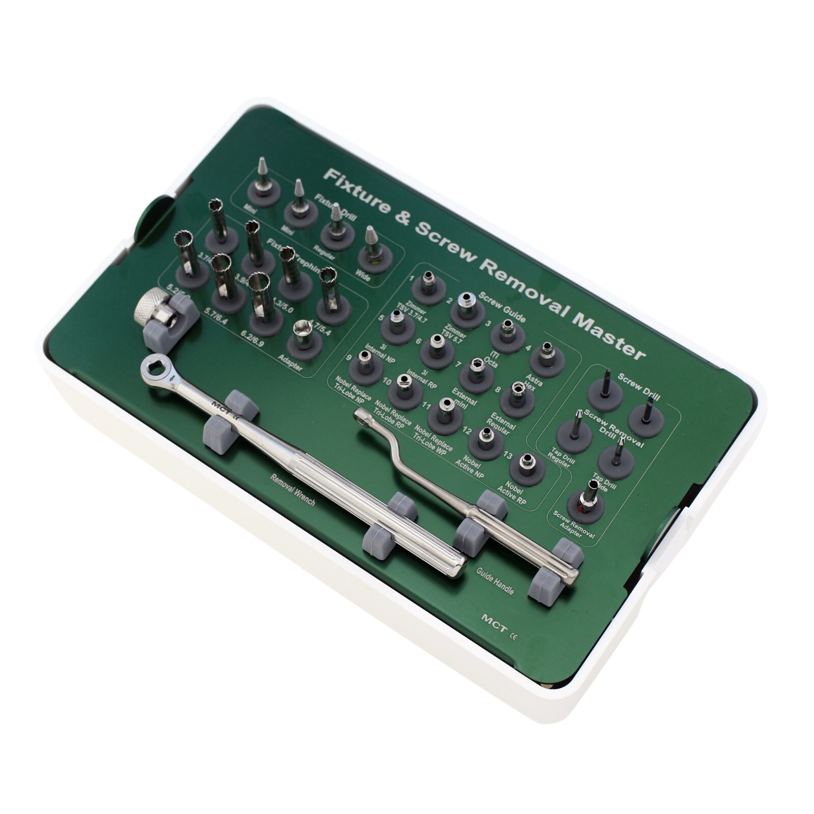 MCT FSRK-02 Implant Fixture & Fractured Screw Removal Kit Surgical Kit Universal
