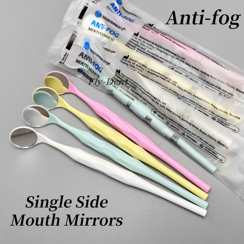 10x Dental Anti-fog Mouth Mirror Single/Double Sided Oral Exam Reflector Mirrors