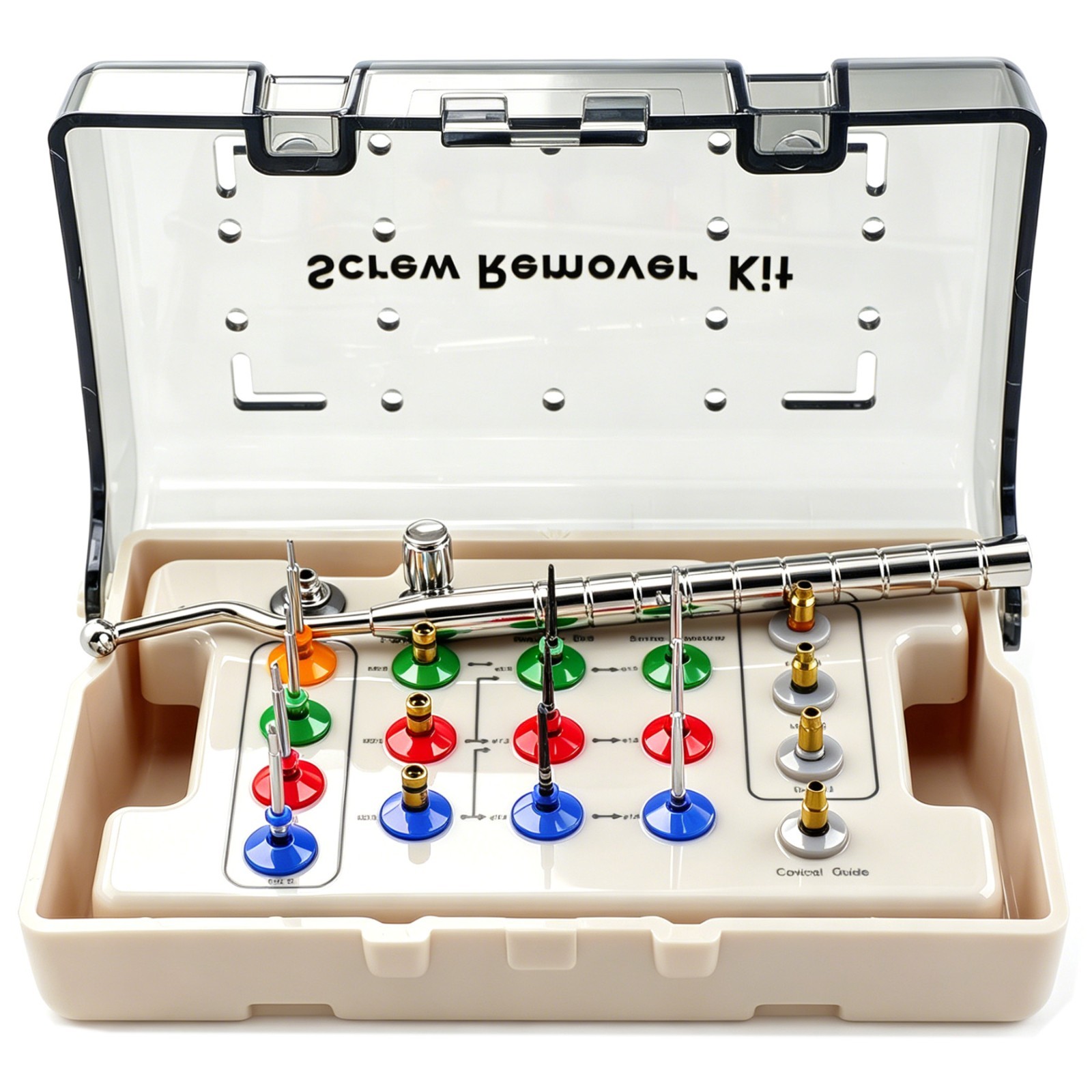 US Implant Insertion Extraction 3-In-1 Locat0r Tool Dental Insert Cap 5pcs/Set