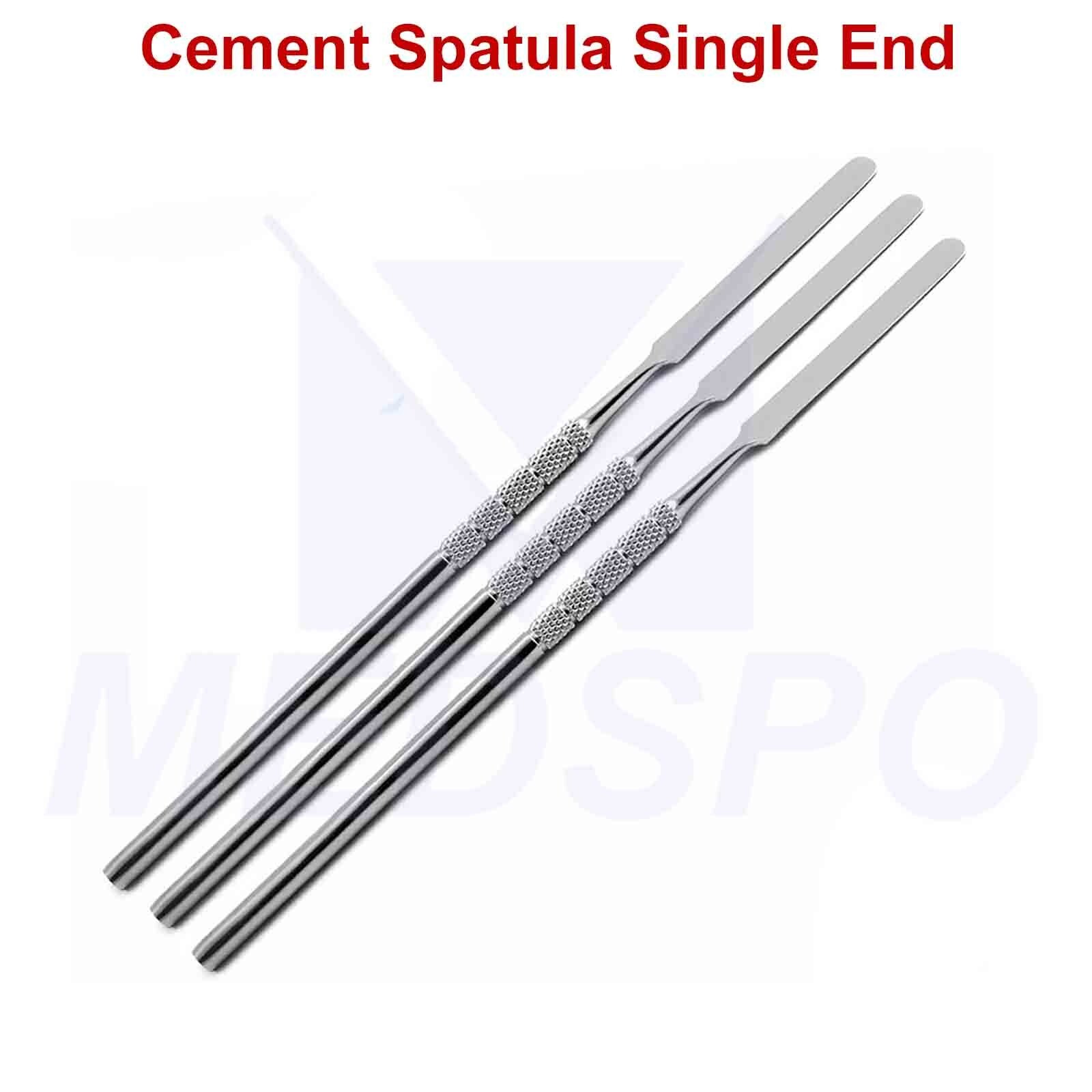 Dental Amalgam Cement Spatula Single Ended Set Of 3 Wax Carving Mixing Scraper