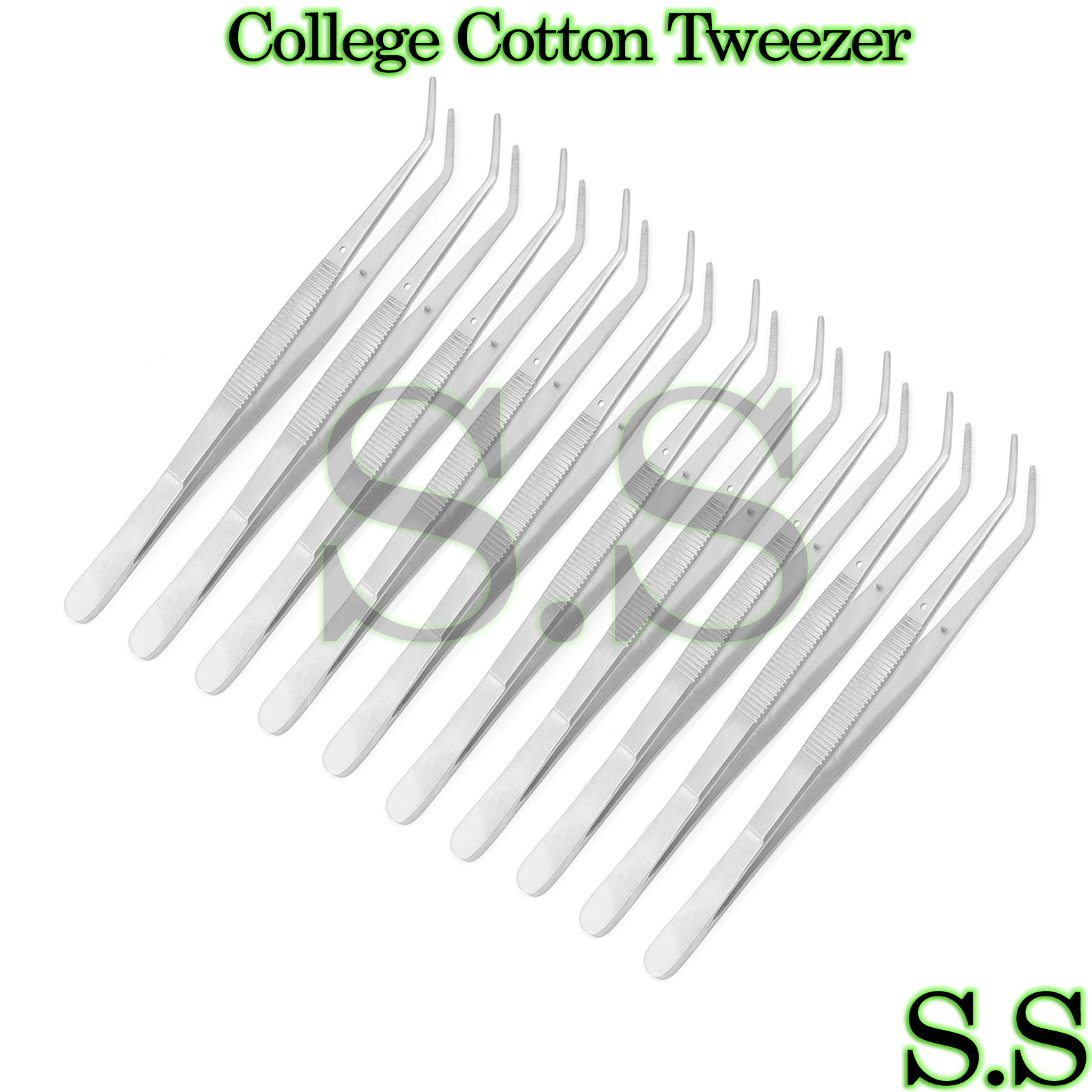 10 College/Cotton Dressing Pliers 6″ Dental Instruments