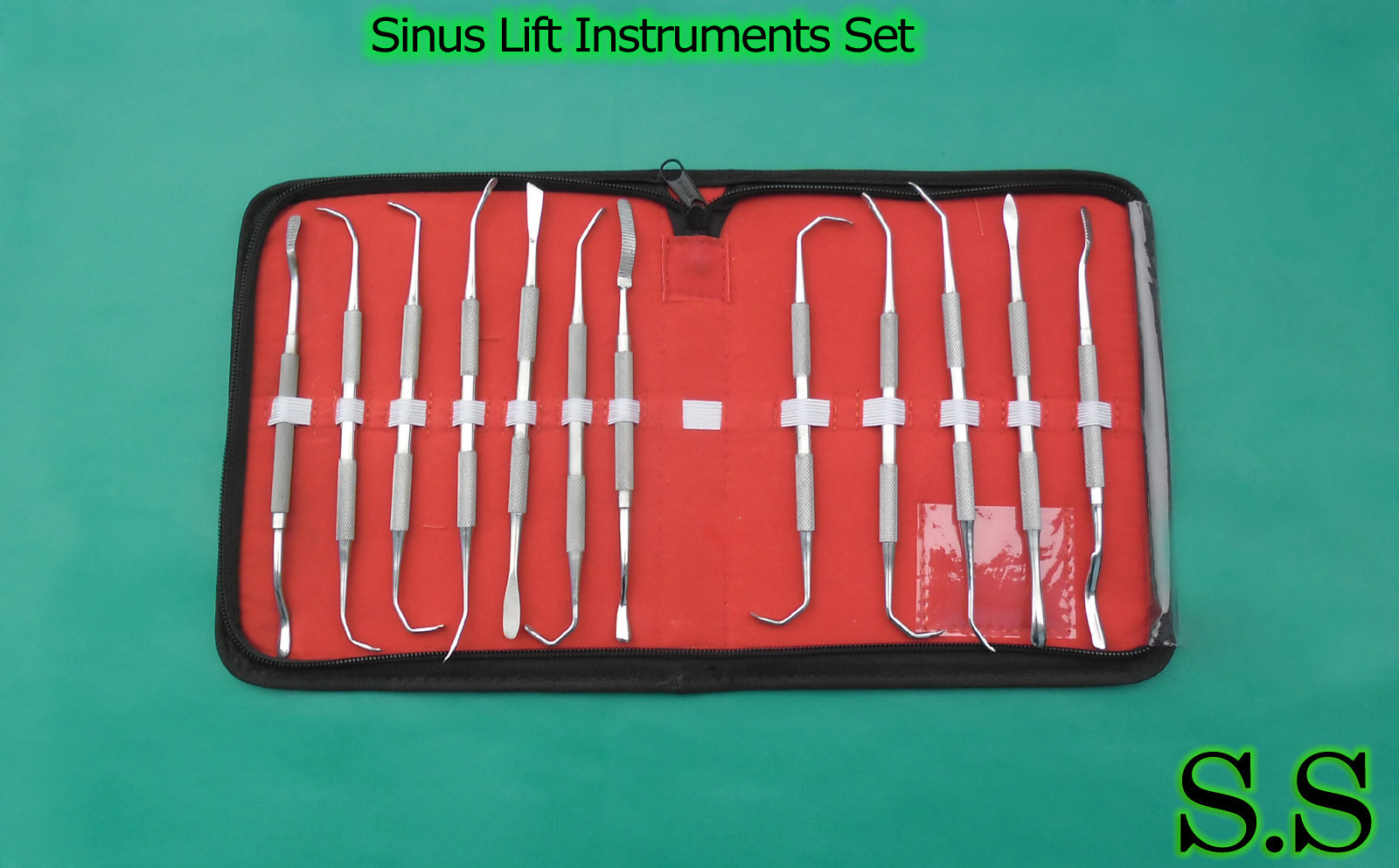 12 Sinus Lift Instruments Set Implant Dental Dentistry Surgical