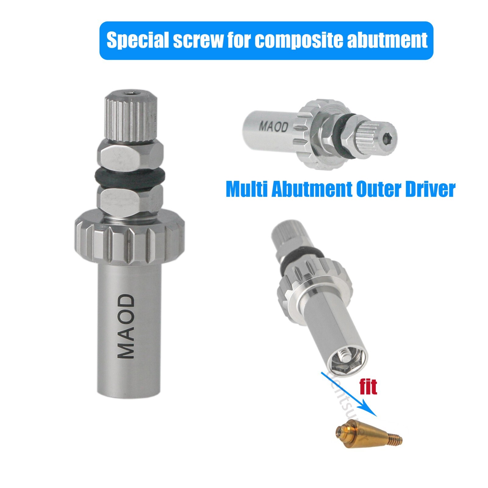 fit Hiossen Implant Multi Abutment ABT Outer Driver Hand / Torque Driver OSSTEM