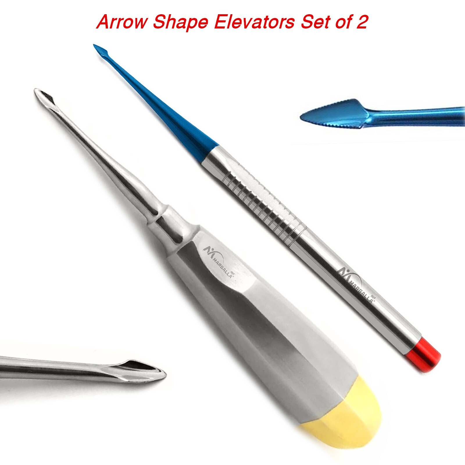 PDL Arrow Shape Root Elevator Dental Luxating Serrated Spade Luxation #60