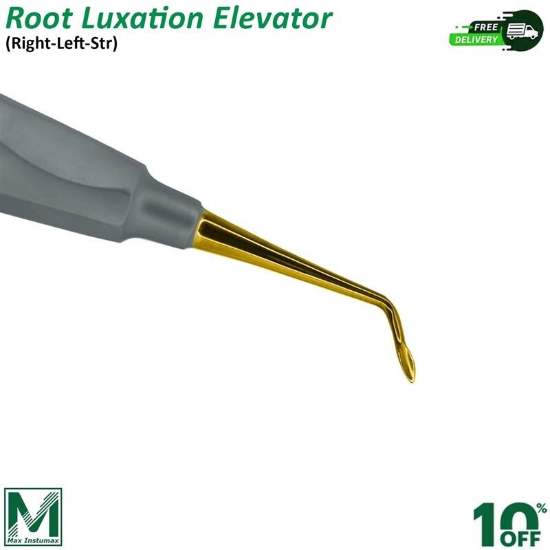 Dental Oral Surgery Root Elevators Kit #60 Luxation Luxating Tools (L+R+S) 3PCS