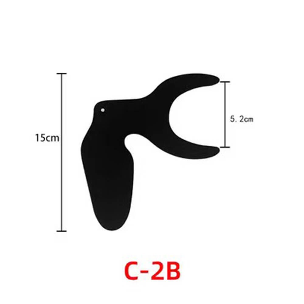 1×Dental Oral Photo Contrast Black Background Board Photography Contraster C-2B