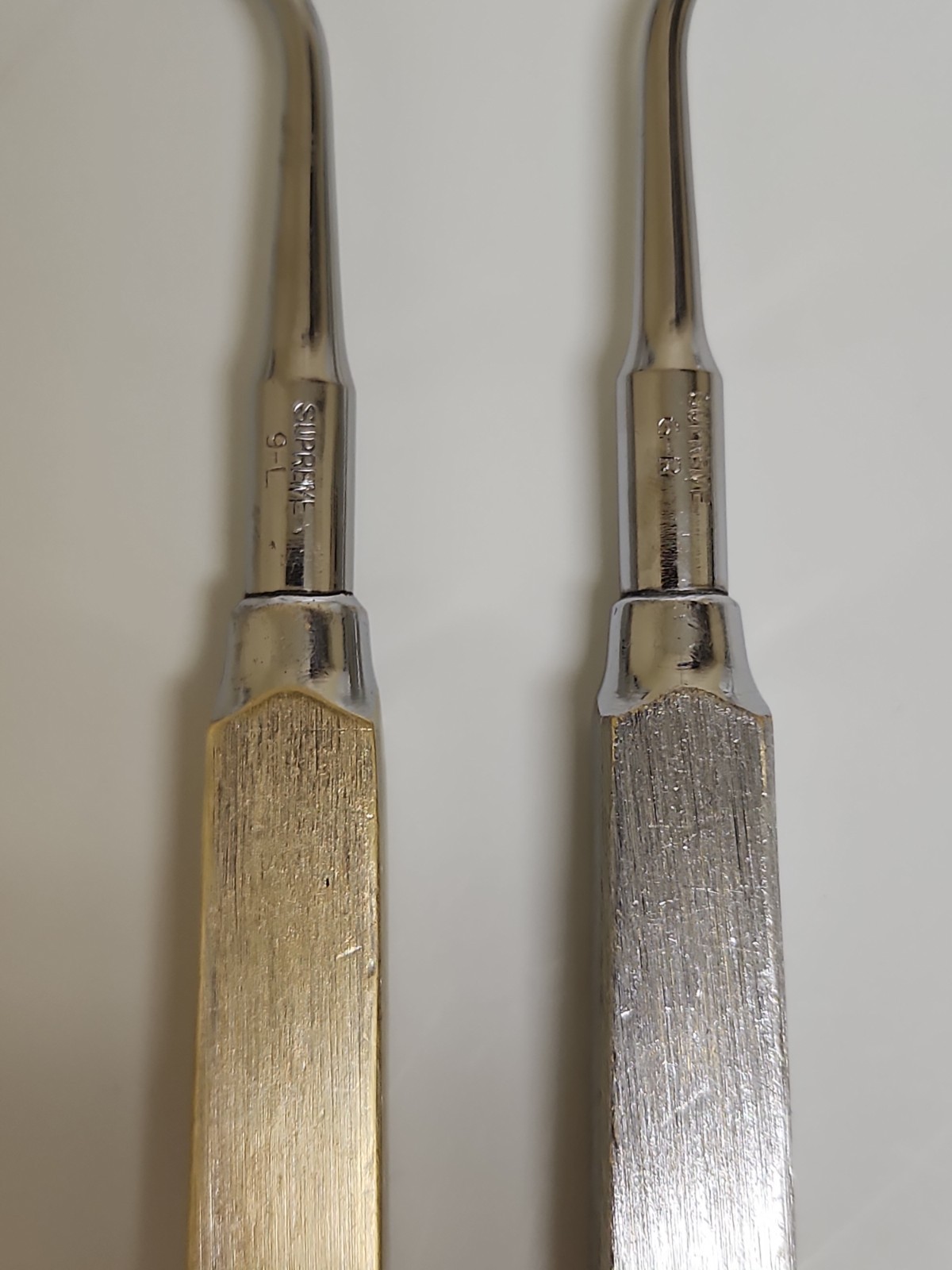 Vintage Supreme Dental Instruments 2pc Lot Left & Right Stainless Steel…