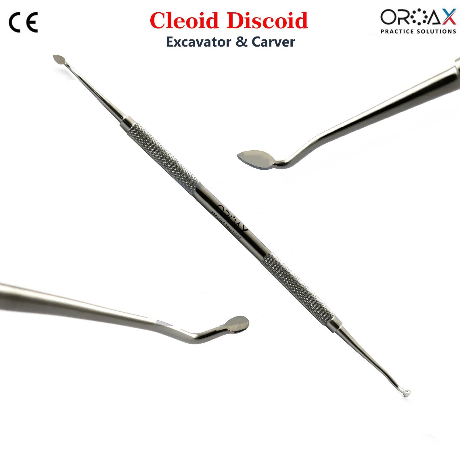Cleoid Discoid Carver Amalgam Dental Excavator Restorative Flash Remover CE