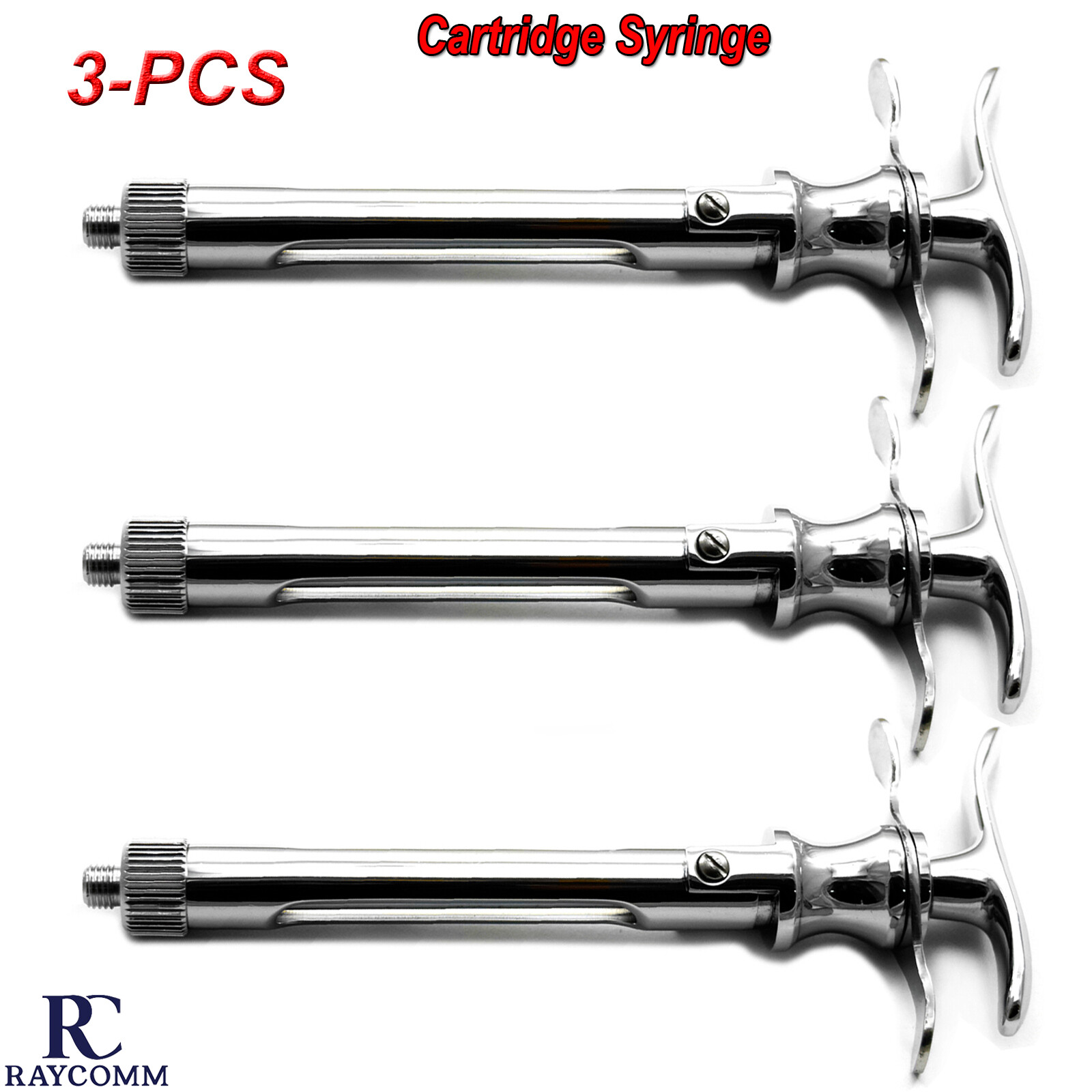 Dental Set Of 3 Cartridge Syringe Hygienist Lab Instrument Dentists Surgical CE