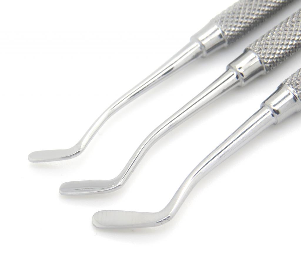 Dental Plastic Amalgam Composite Filling Double Ended New Instruments Set of 3