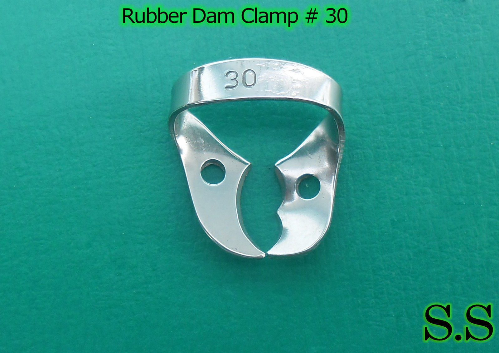 20 ENDODONTIC RUBBER DAM CLAMP # 30 Dental Instruments