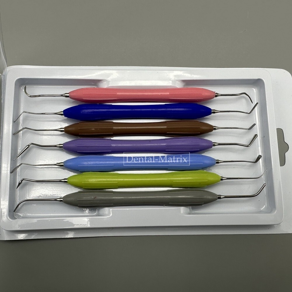 Dental Resin Spatulas Composite Silicone Resin Filling Aesthetic Restoration Kit