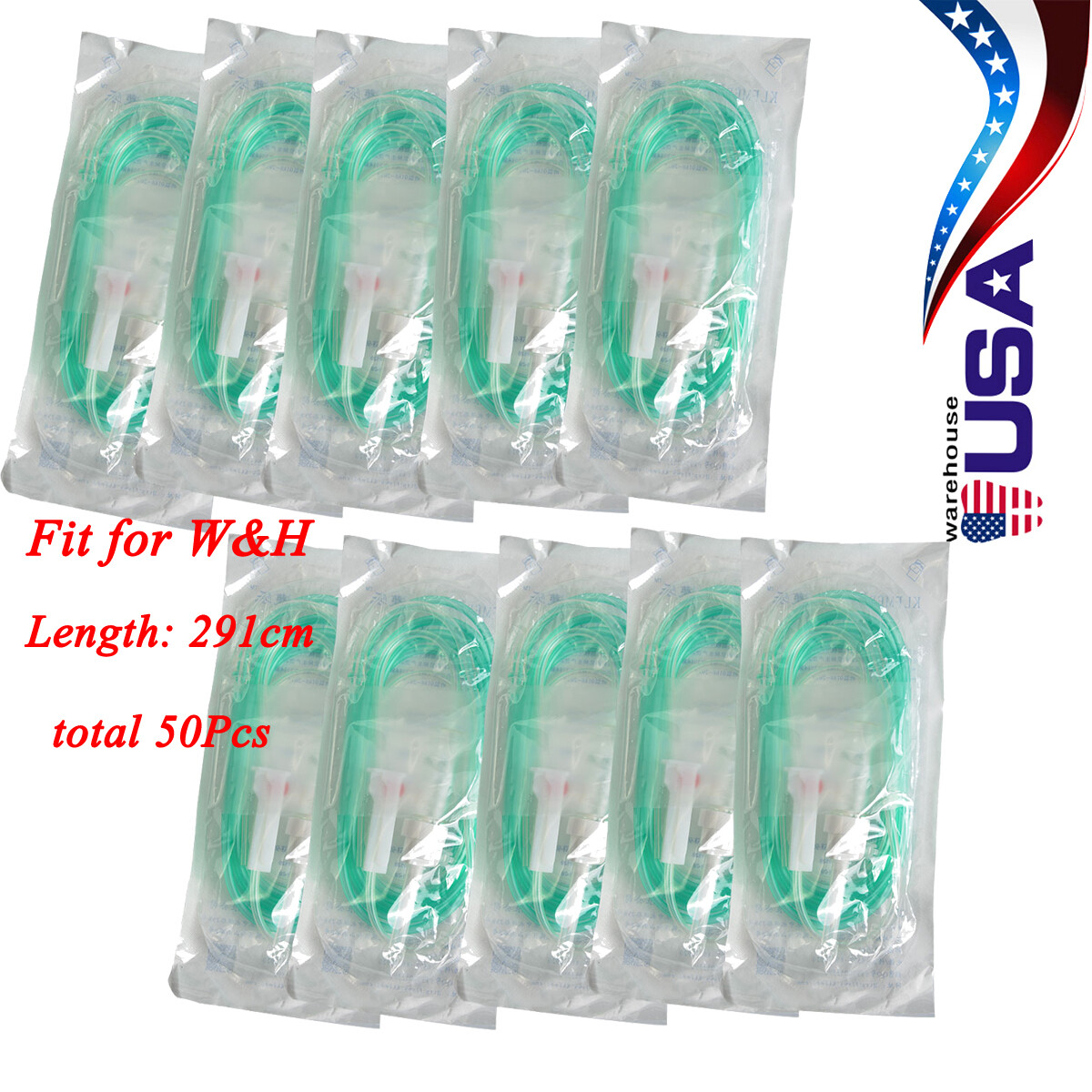 10X Dental Surgical Implant Irrigation Tubing Pipes Disposable fit for W H Motor