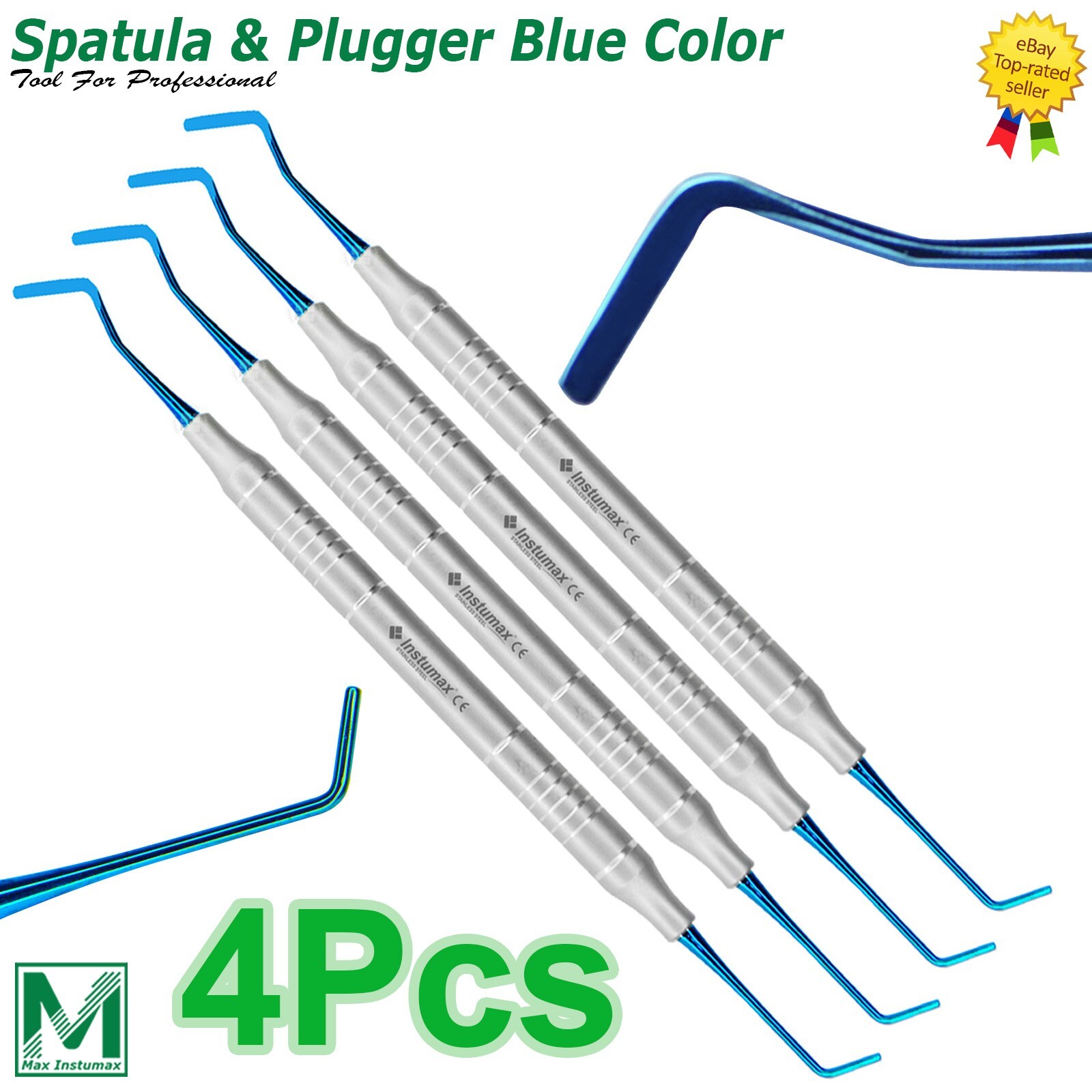 Dental Spatula Plugger For Composite Filling Restoration Double Ended Tools Set