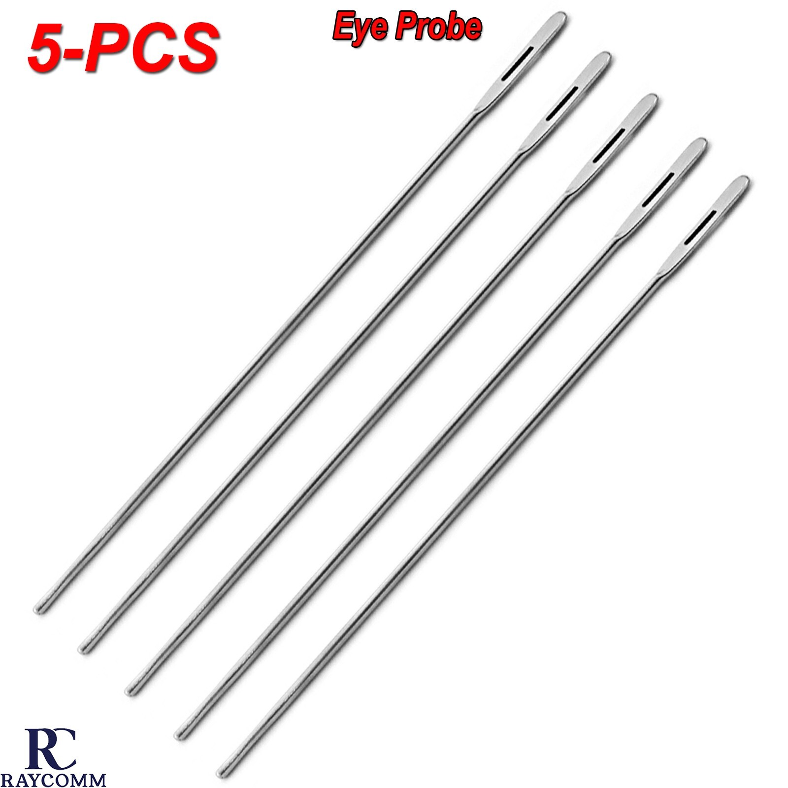 Surgical Veterinary Stainless Steel Eye Probe Premium Instruments Pack Of 5 PCS