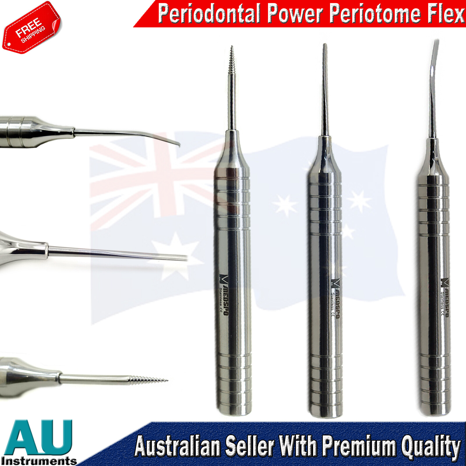 Surgical Periotome Elevators Titanium Extraction Extracting Reflex Instruments