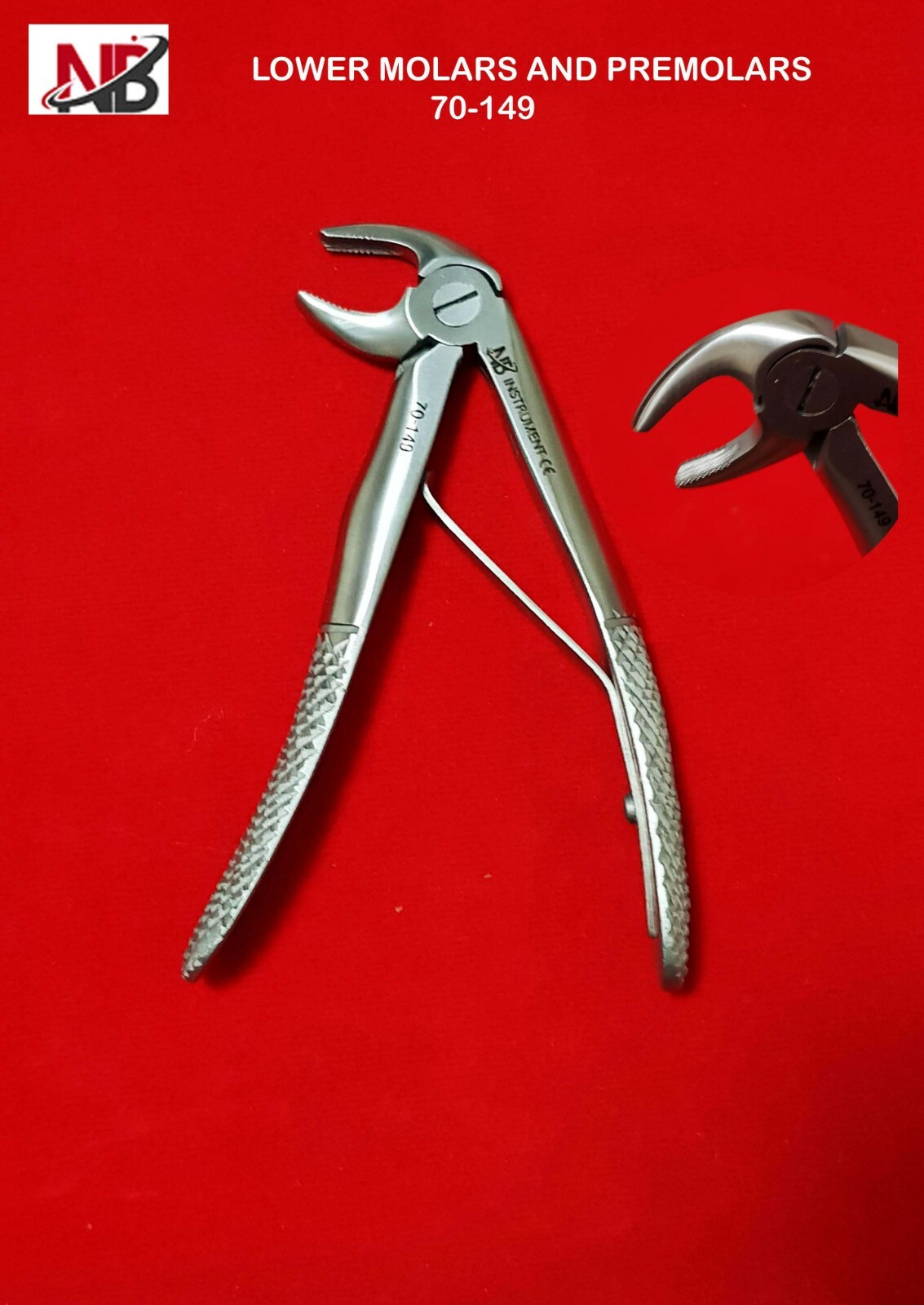 Dental Extracting Extraction Forceps kit For Children Child Set of 7 Pcs ,Pedo