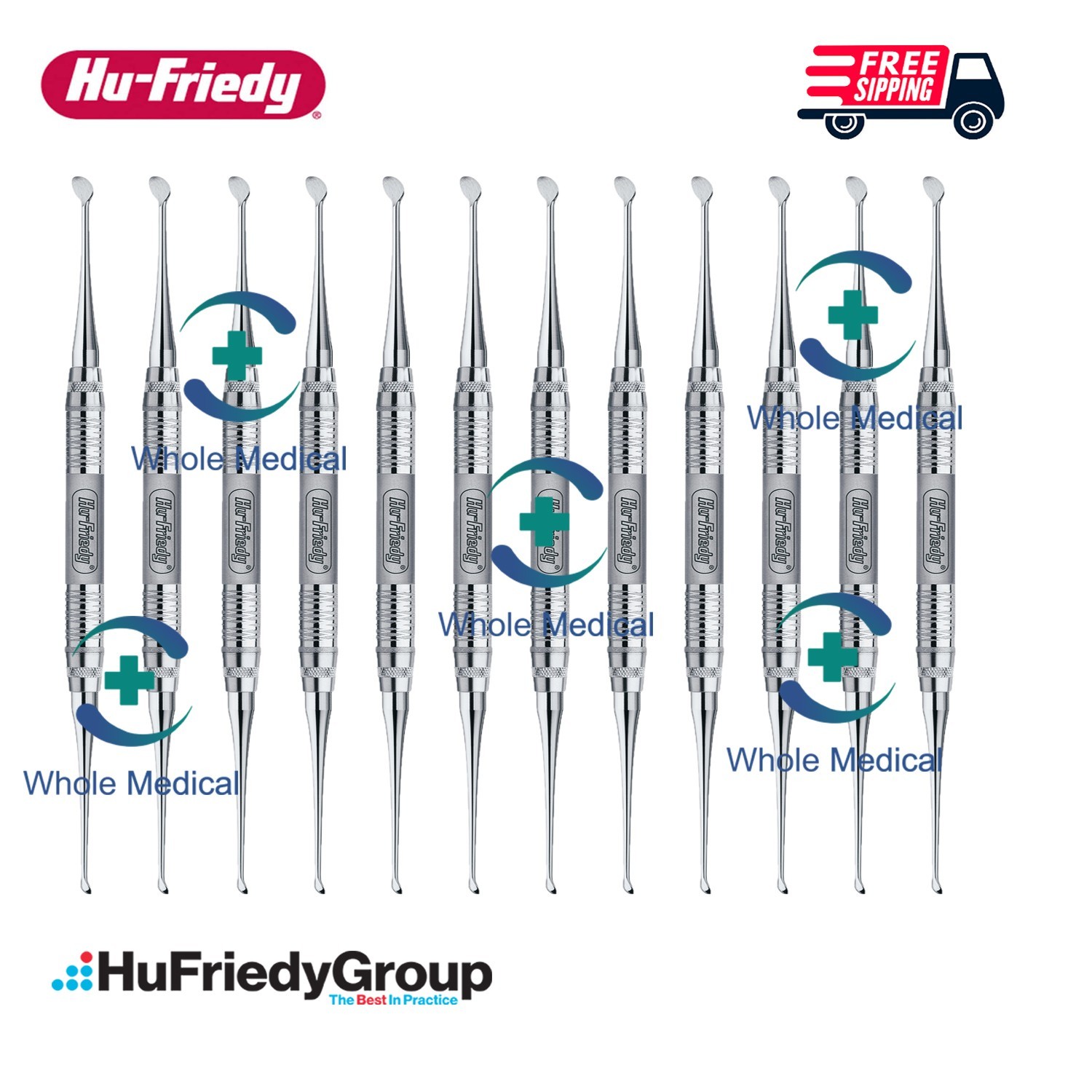 Hu-Friedy Molt CM24 Periosteal Elevator Dental Surgical Instruments