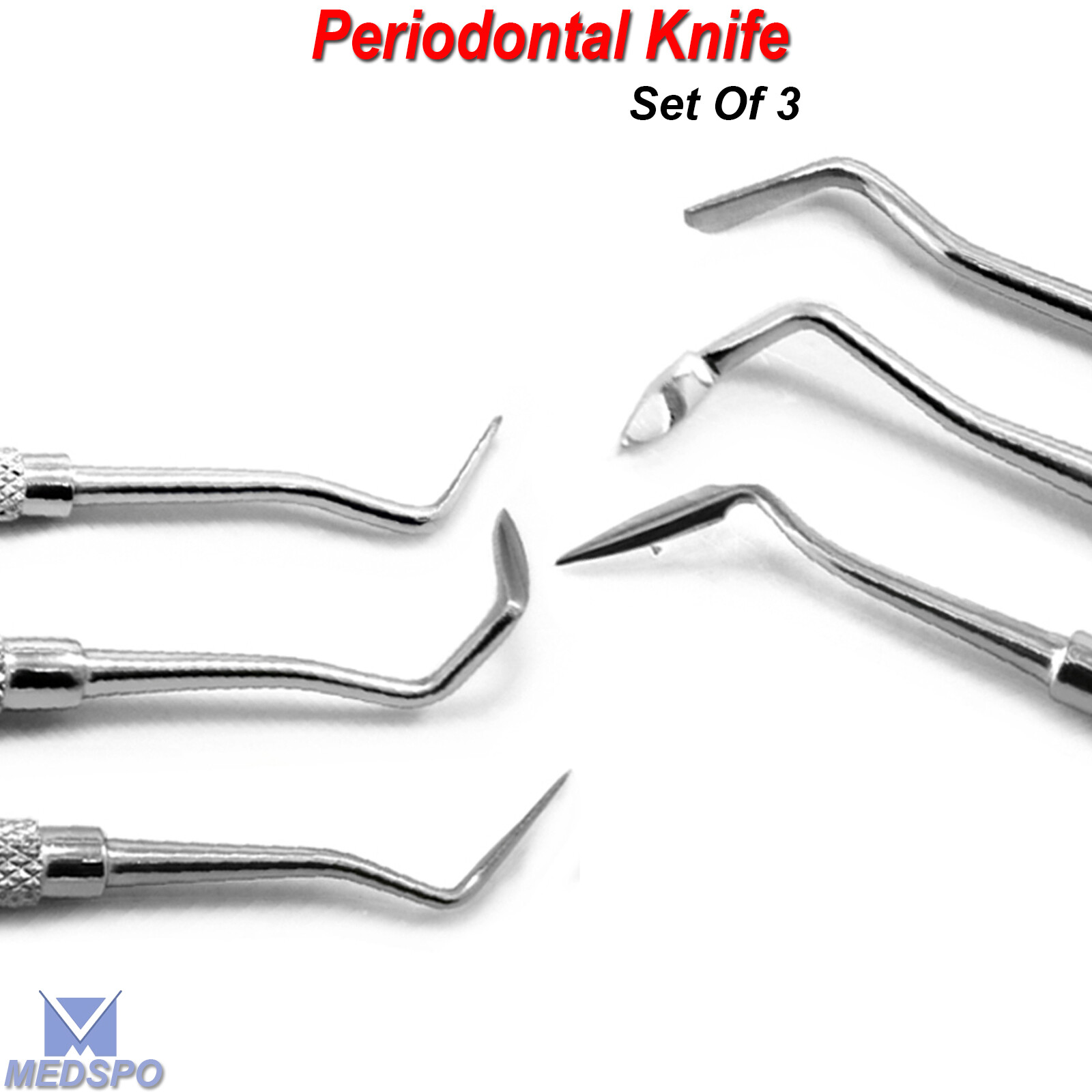 Dental Periodontal Knife Kirkland Gingivectomy Orban Soft Tissue Scalers Tools