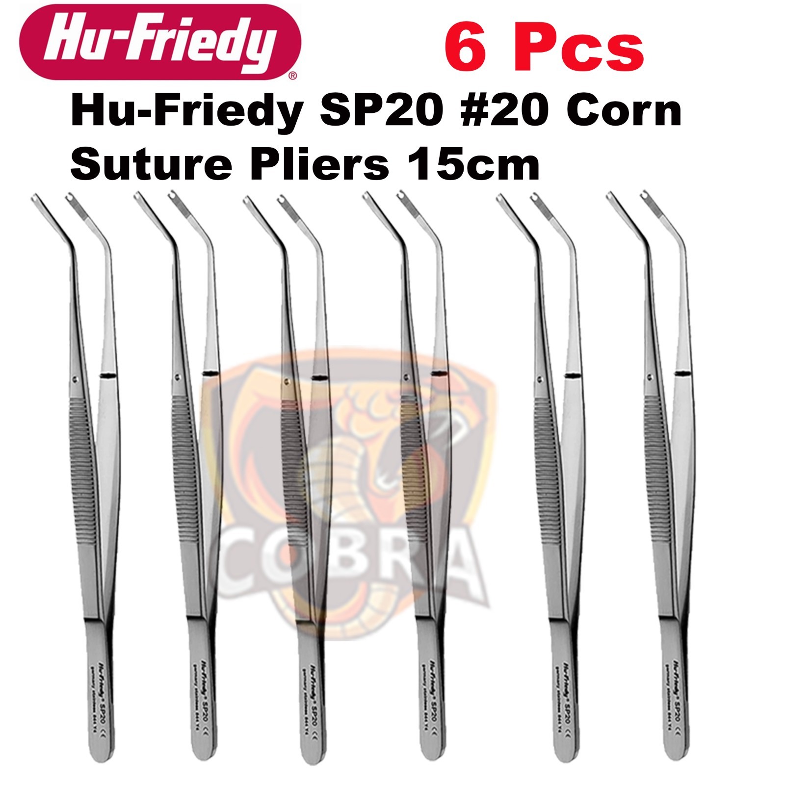 Hu-Friedy SP20 #20 Corn Suture Dental Pliers 15cm 6 PCS