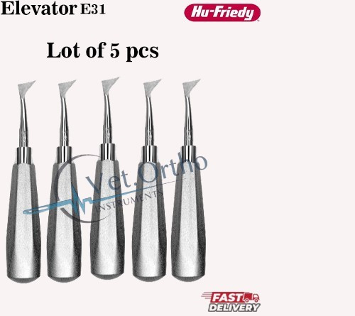 Lot Of 5 Pcs HU Friedy E31 Large Cryer Elevator Orthodontic