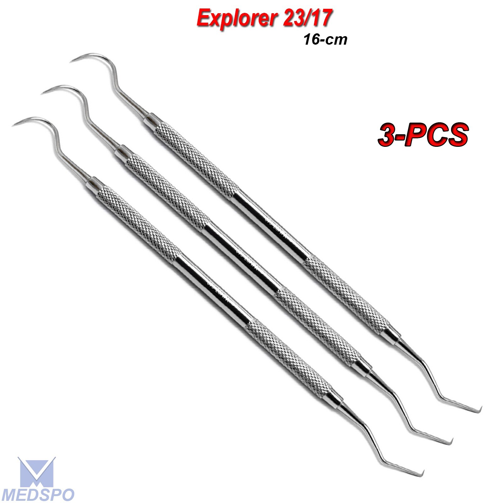 Dental Periodontal Explorer Probe 23/17 Tooth Clean Hygiene Cleaning Instruments