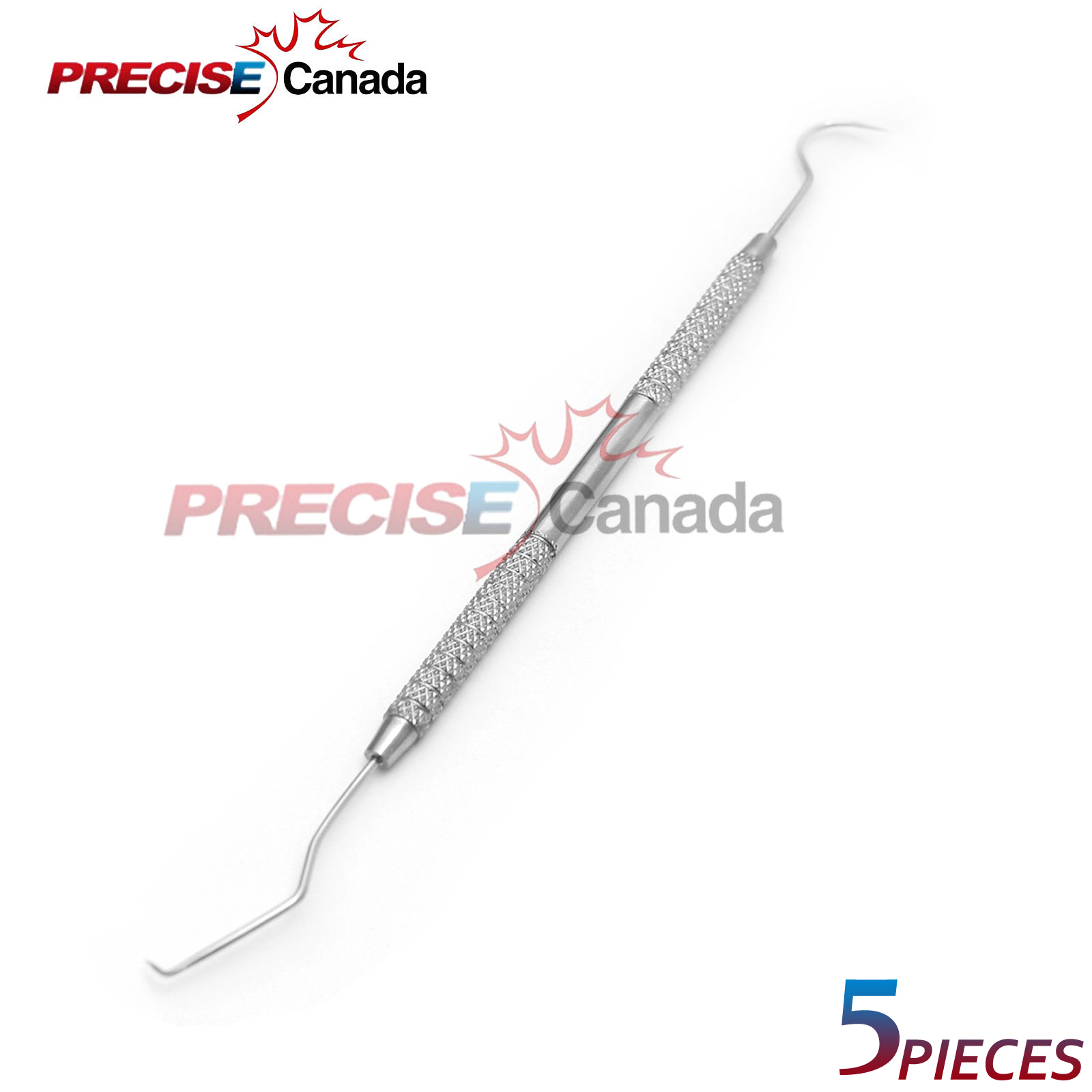 PRECISE CANADA Set Of 5 Explorer # 5 Dental Probe Diagnostic Instruments