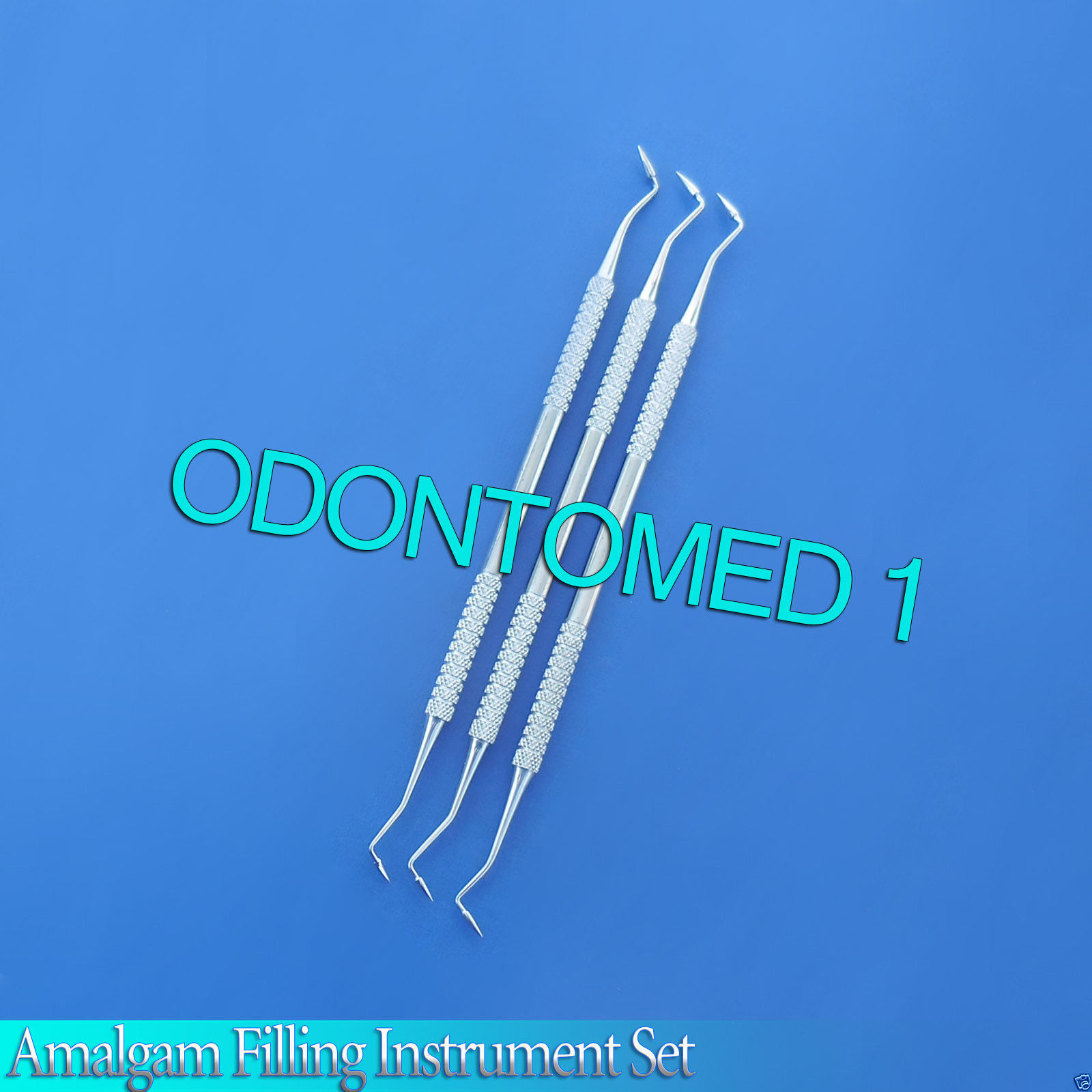3 PC’s Dental Amalgam Filling Instruments Restorative Composite Ball Burni x-3