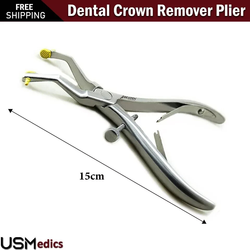 Temporary Teeth Crown Removing Orthodontic Dental Crown Remover Pliers BEADEN®