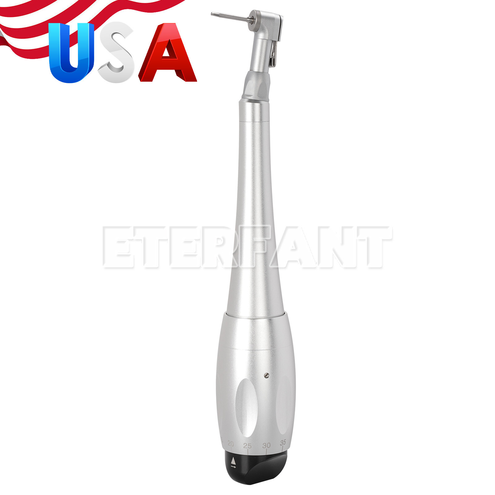 Dental Torque Wrench Universal Implant Kit Wrench Contra Angle with 16 Drivers