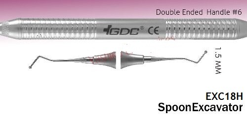 DENTAL TOOL SPOON EXCAVATOR #6 EXC18H Dental SPOON EXCAVATOR #PREMIUM Only Denta