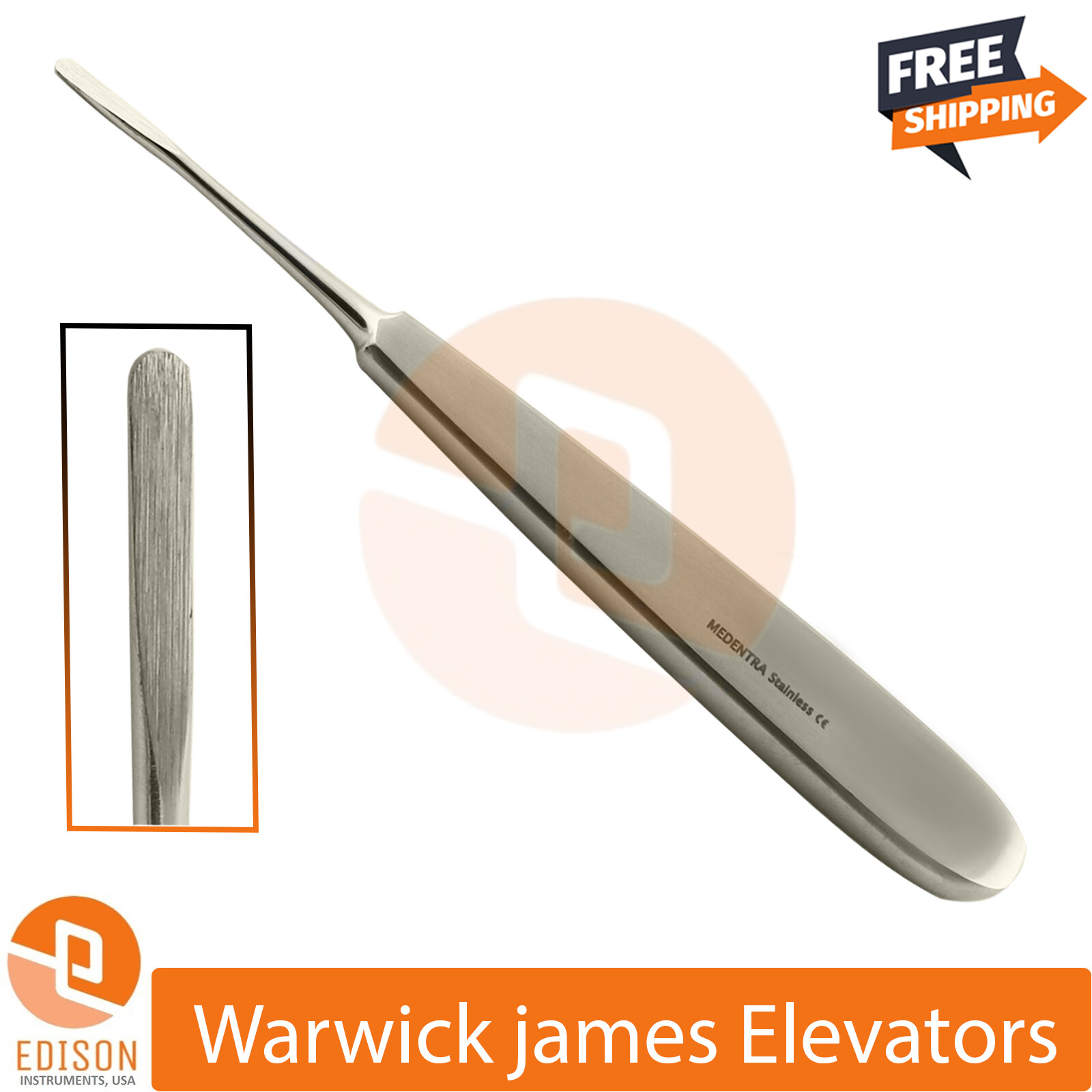 Dental Warwick James Root Elevators Set Tooth Extraction Implant Oral Surgery