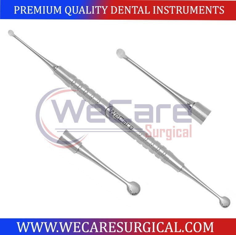 Dental Surgical Bone Curette Molt 2-4 ( 3.5mm-7.5mm ) 2/4 Periosteal Elevator