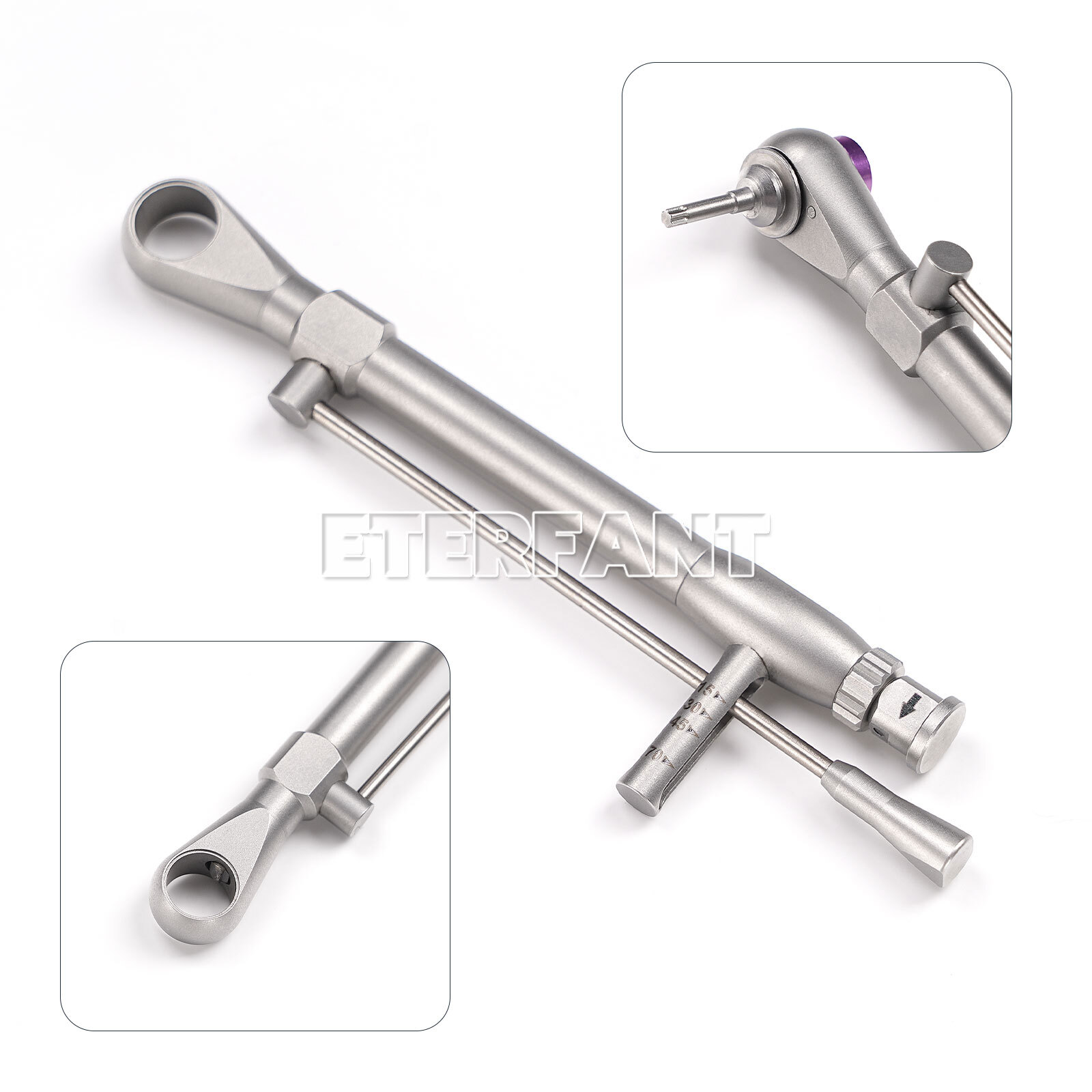 Dental Implant Abutment Hand Driver Hex Screwdriver/Torque Wrench 0-70 Ncm