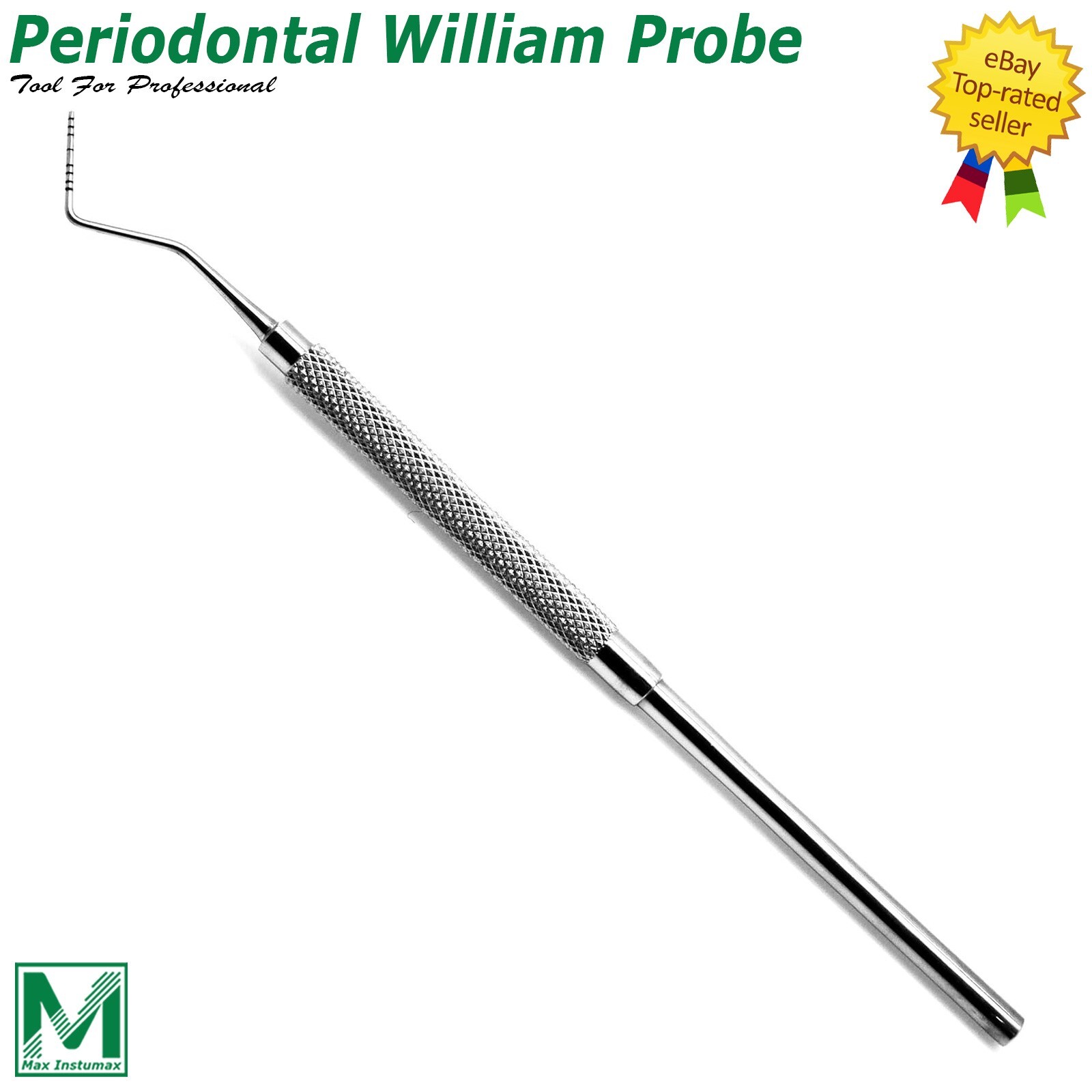 Dental Periodontal Perio Color Coded Marking William Probe Dentist Instruments