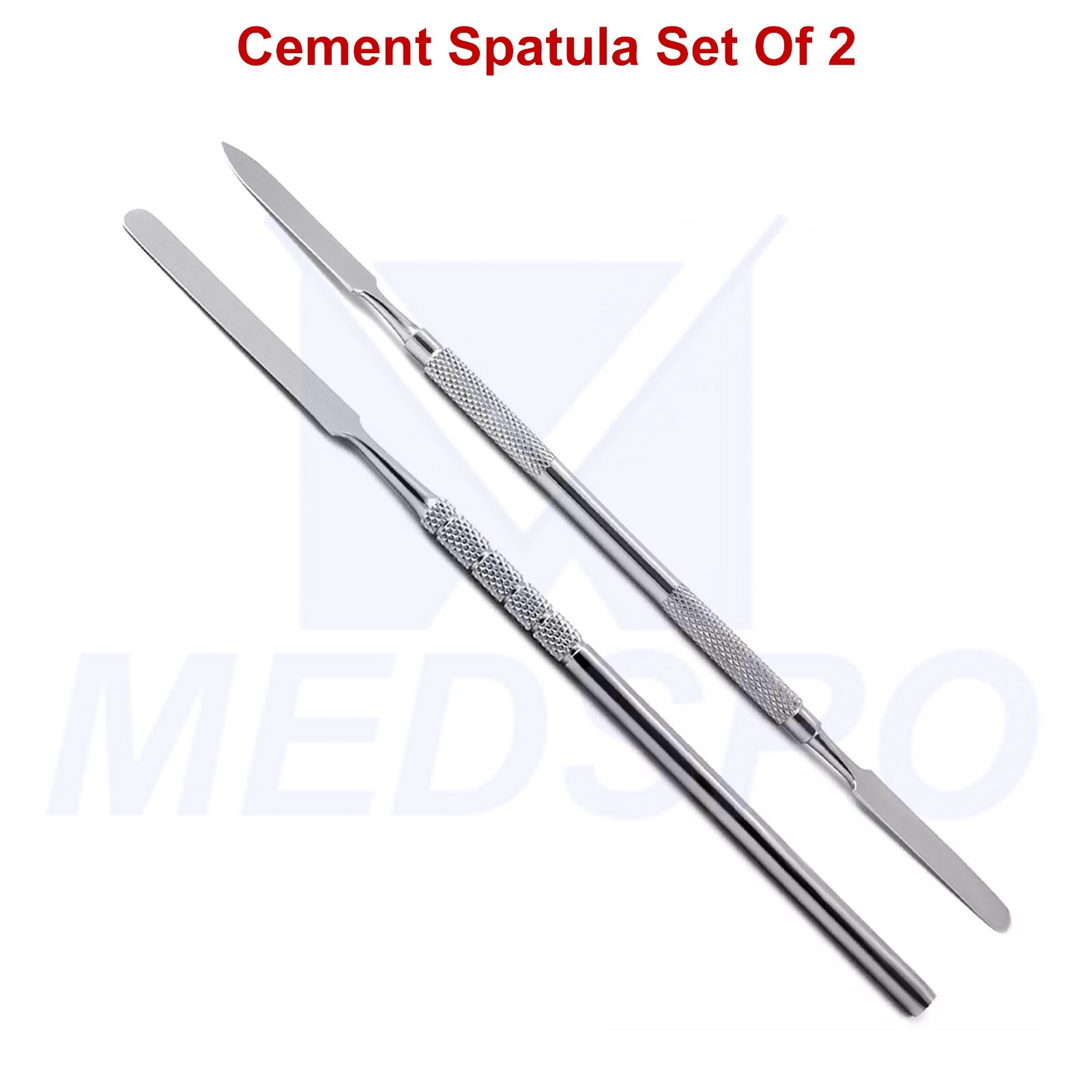 Set Of 2 Amalgam Cement Spatula Mixing Carvers Dental Restorative Instruments CE