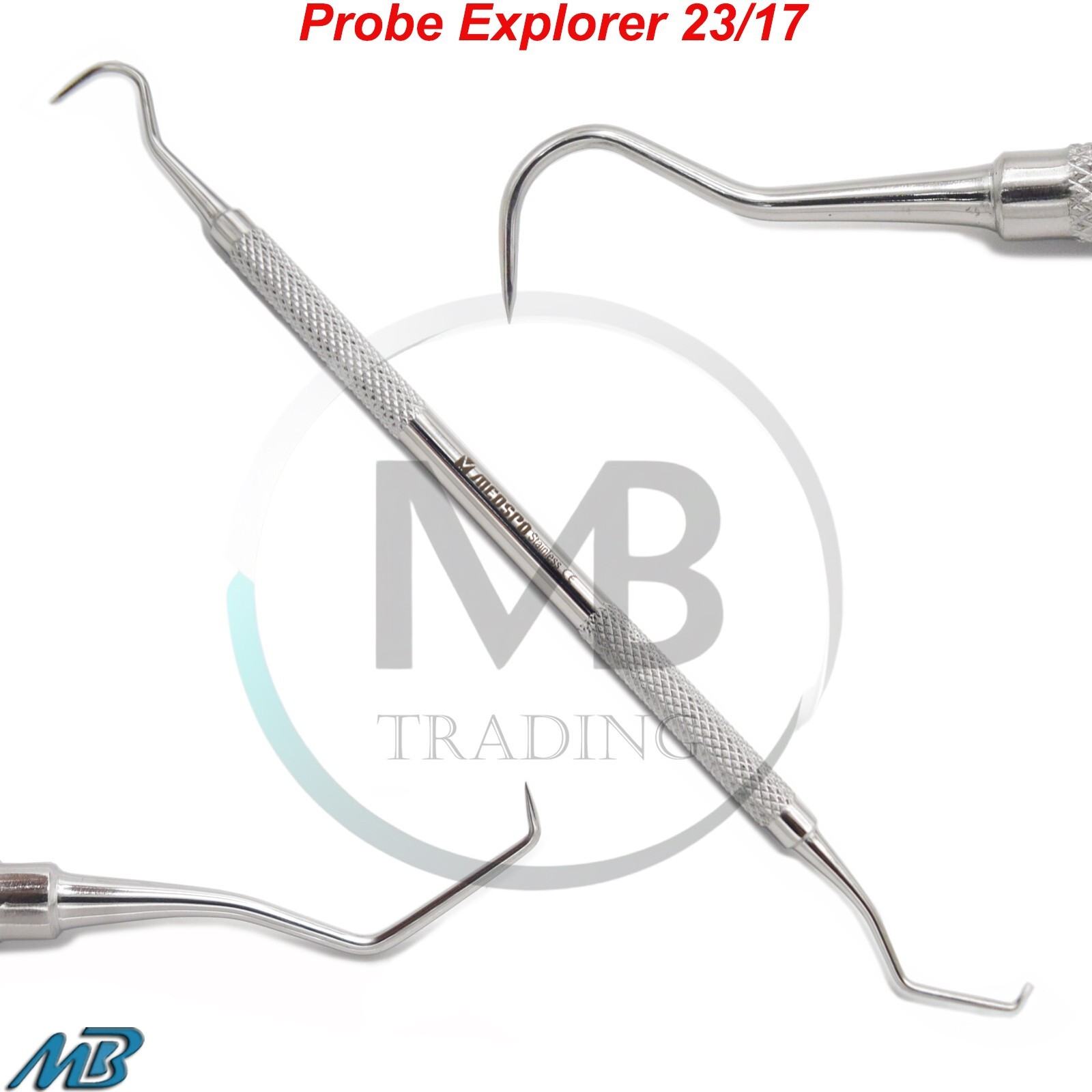 Dental Periodontal Probe Explorer 23/17 Diagnostic Examination Instruments CE
