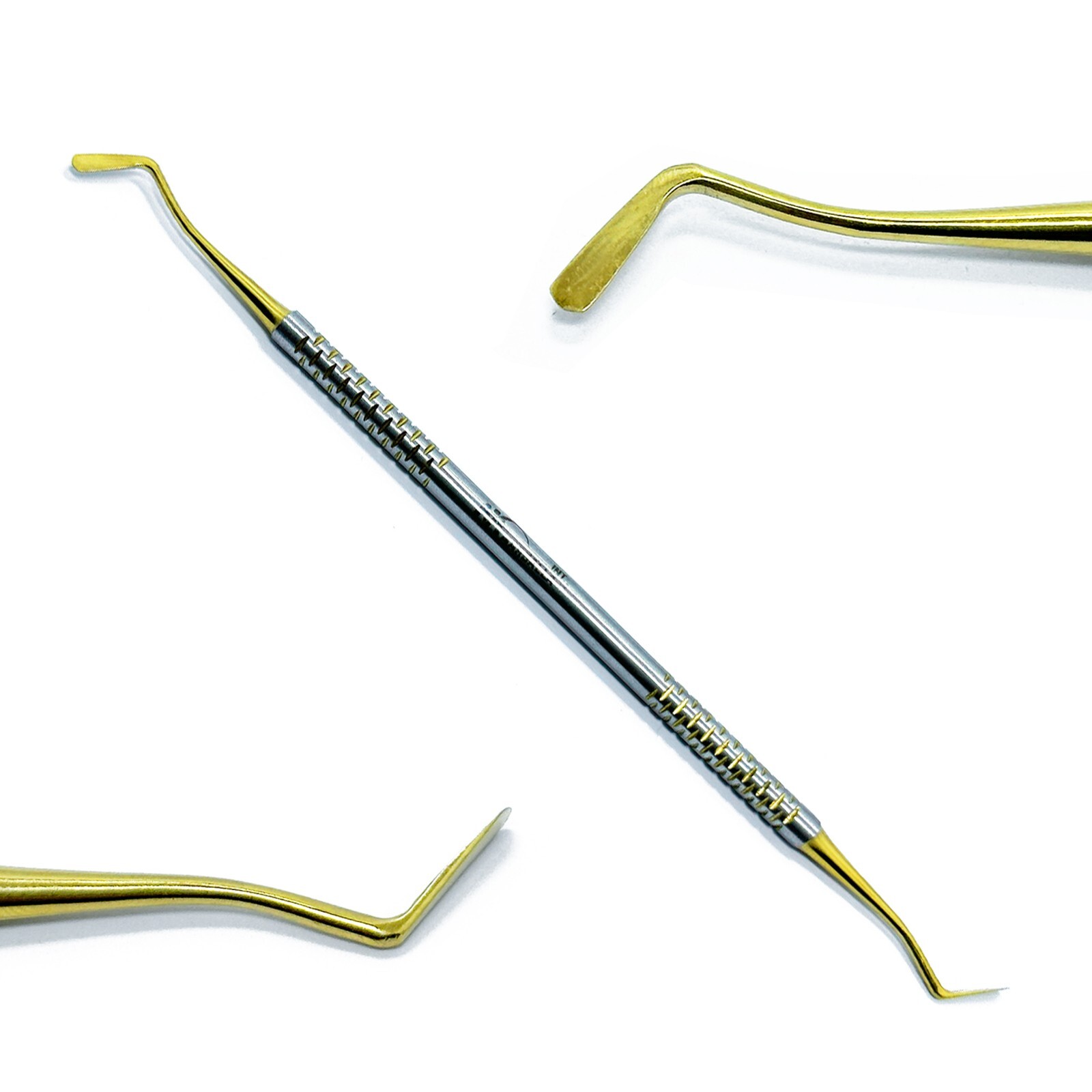 Titanium Gold Tips Dental Flat Plastic Filling Instruments Composite Restorative